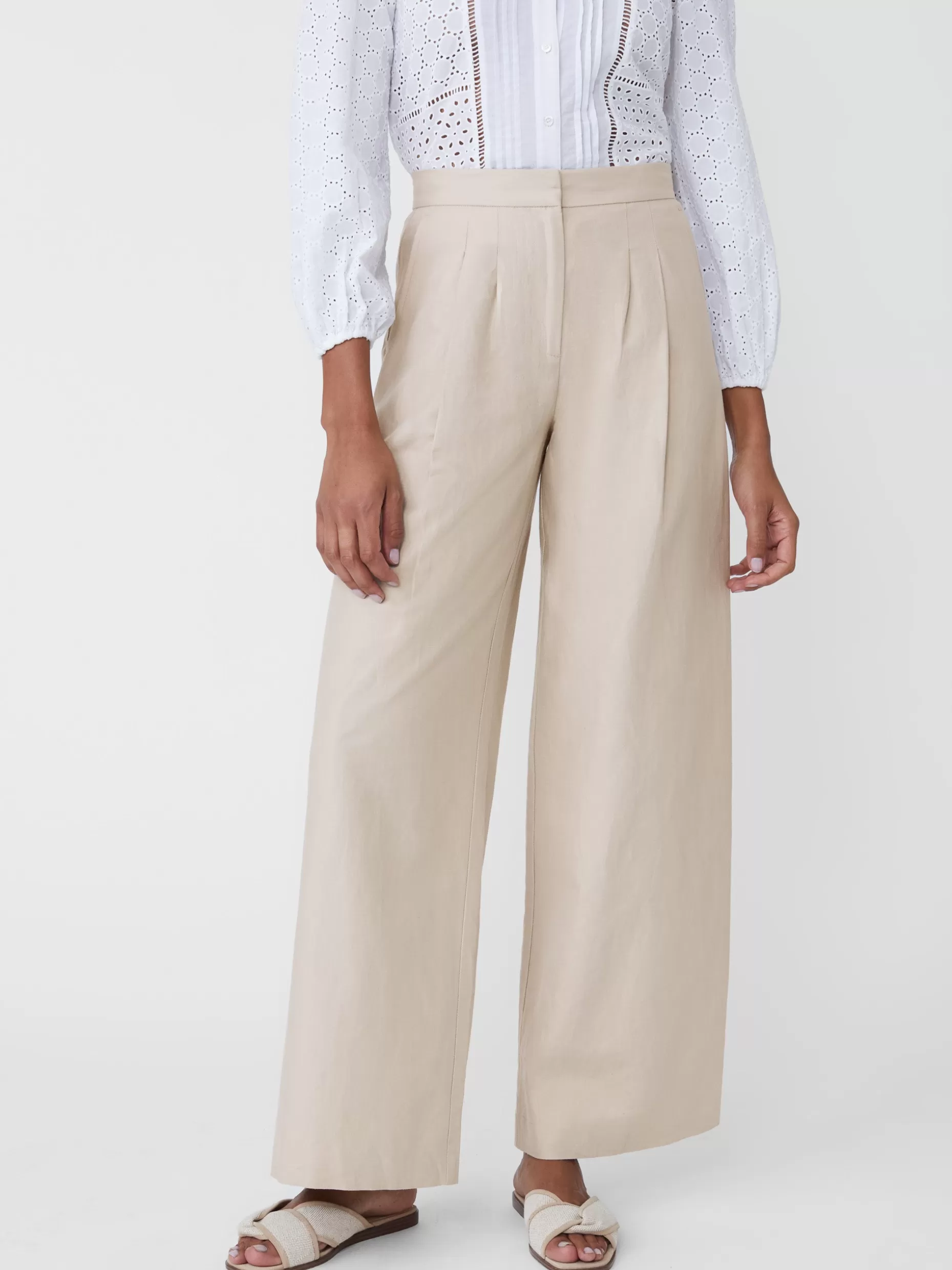 J. McLaughlin Amal Linen Blend Pants-Women Suits & Sets | Pants