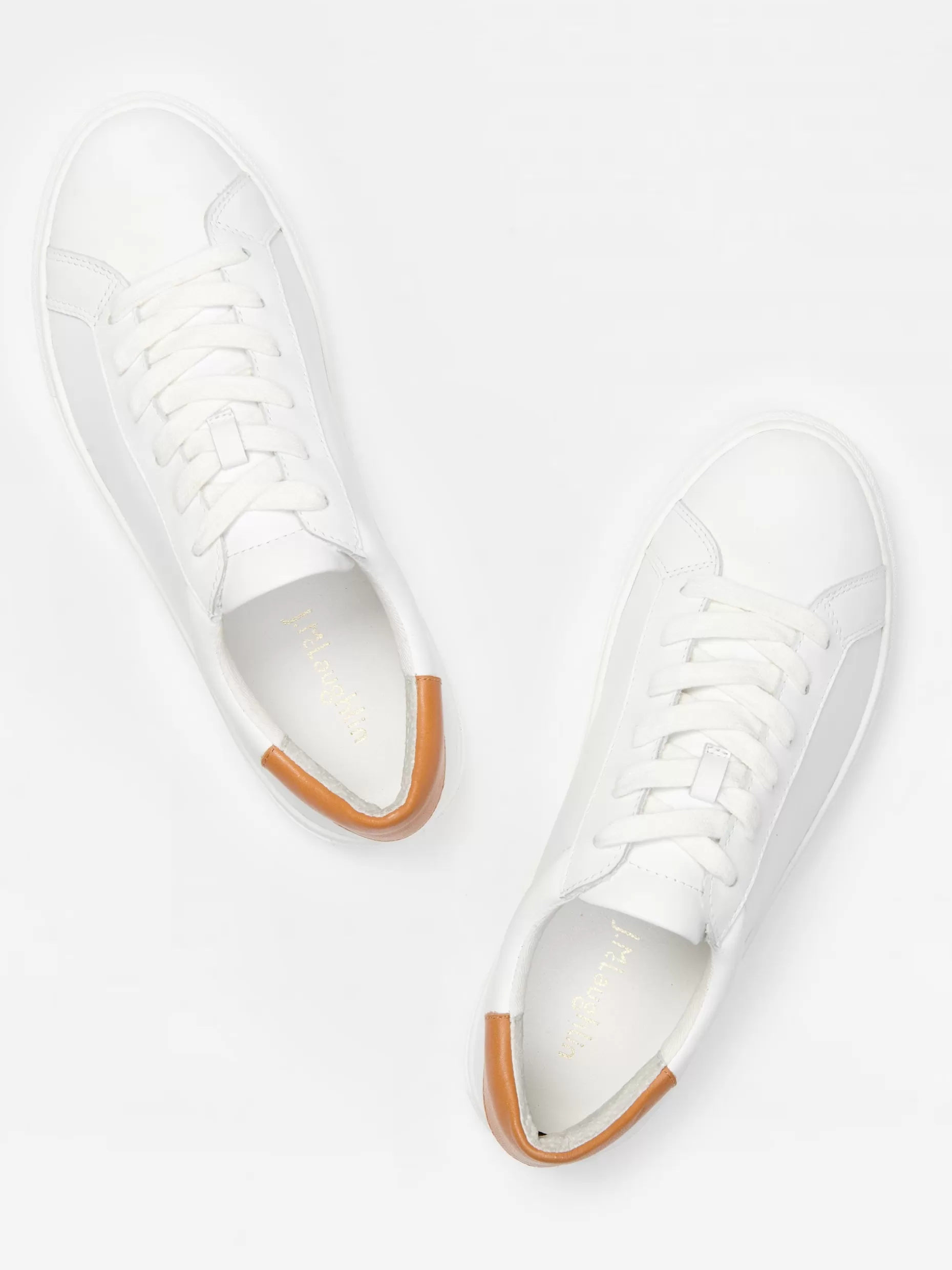 J. McLaughlin Angelique Leather Sneakers-Women Shoes & Accessories | Sneakers