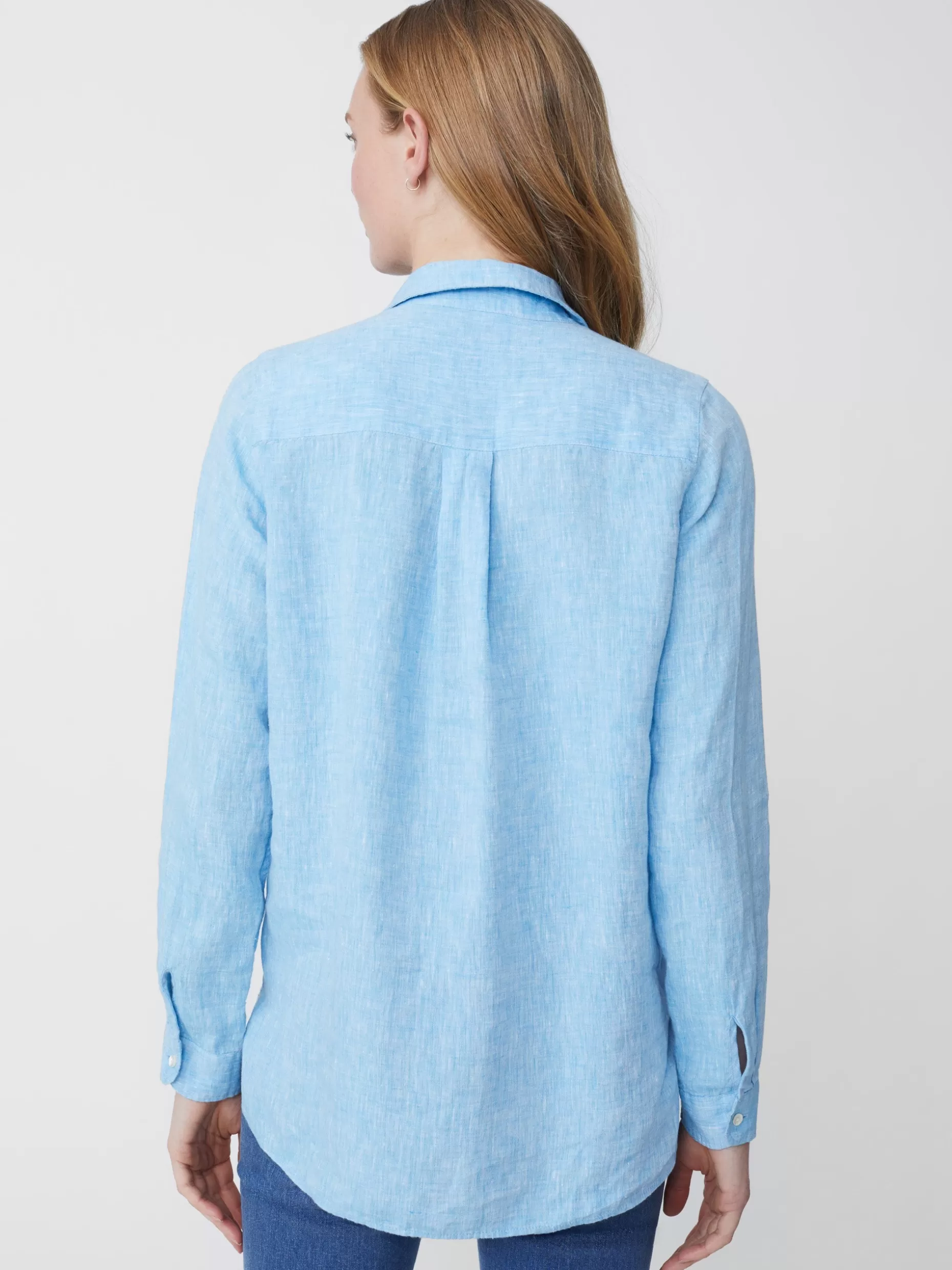 J. McLaughlin Britt Linen Shirt-Women Tops