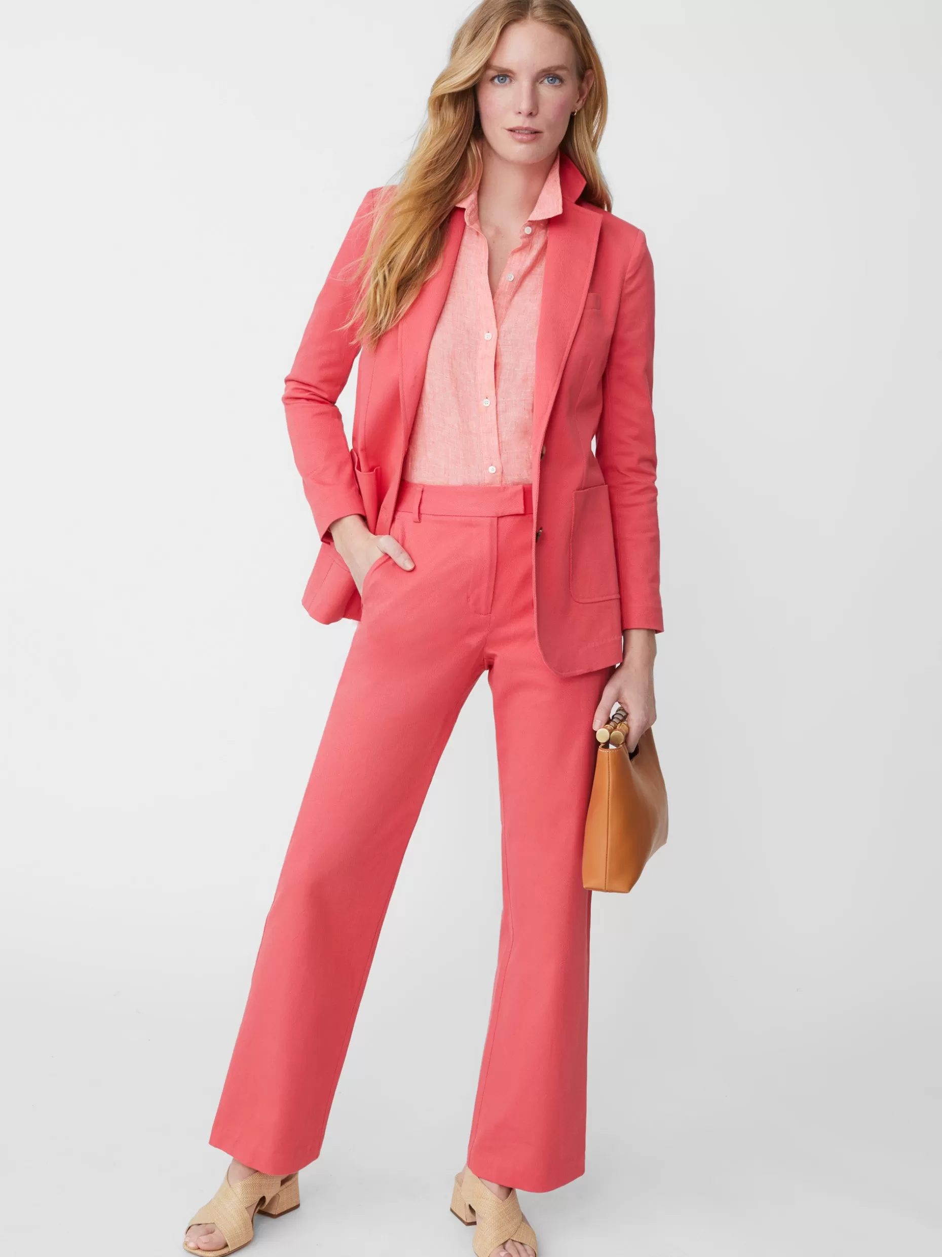 J. McLaughlin Brock Cotton Twill Pants-Women Suits & Sets | Pants