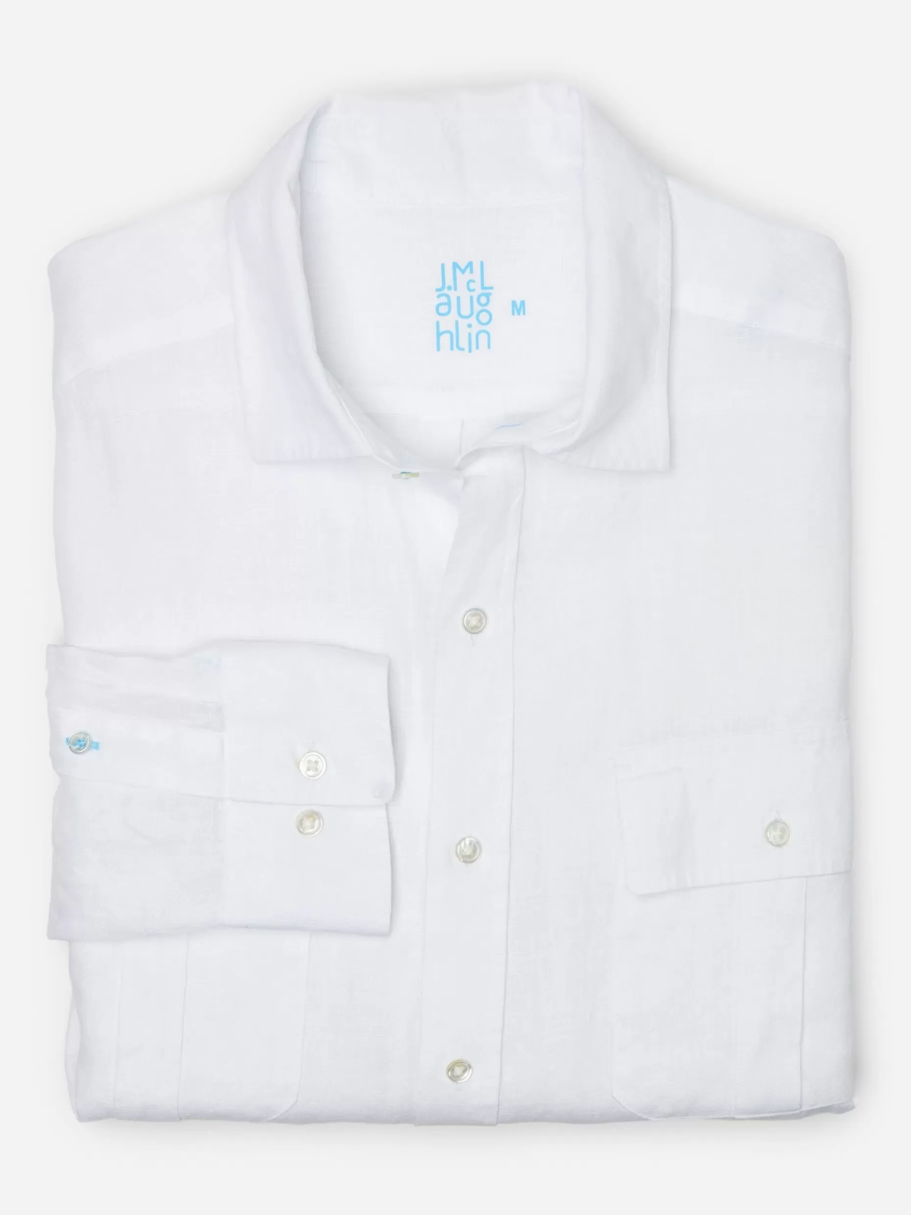 J. McLaughlin Christos Classic Fit Linen Shirt- Shirts