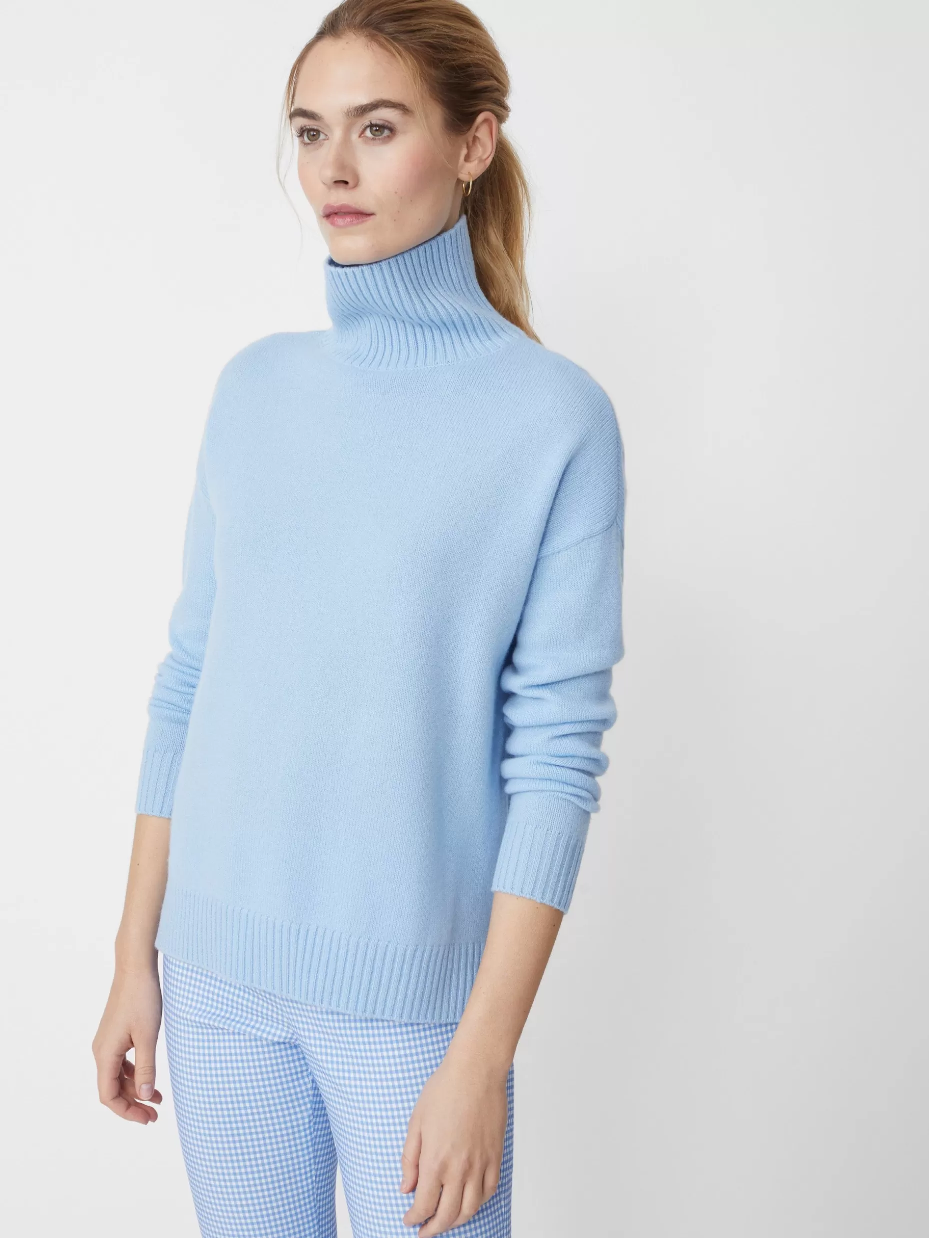 J. McLaughlin Clara Cashmere Turtleneck-Women Sweaters