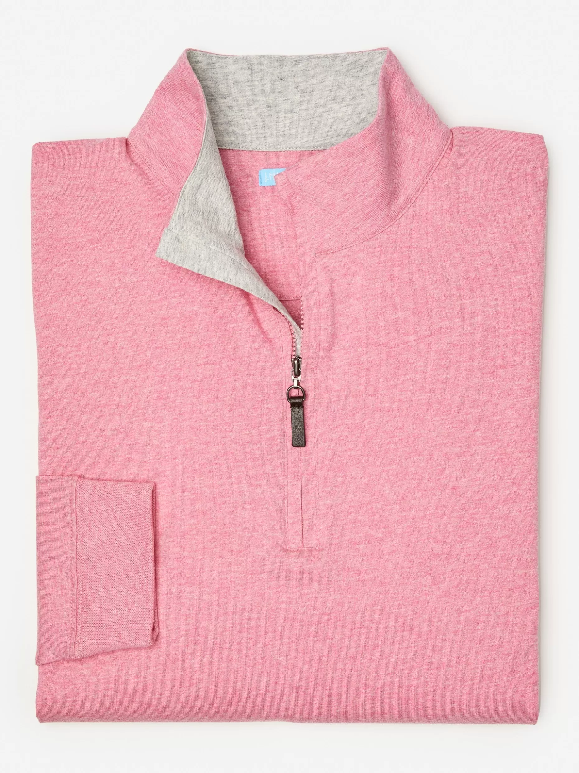 J. McLaughlin Clermont Cotton 1/4 Zip- Knits & Polos