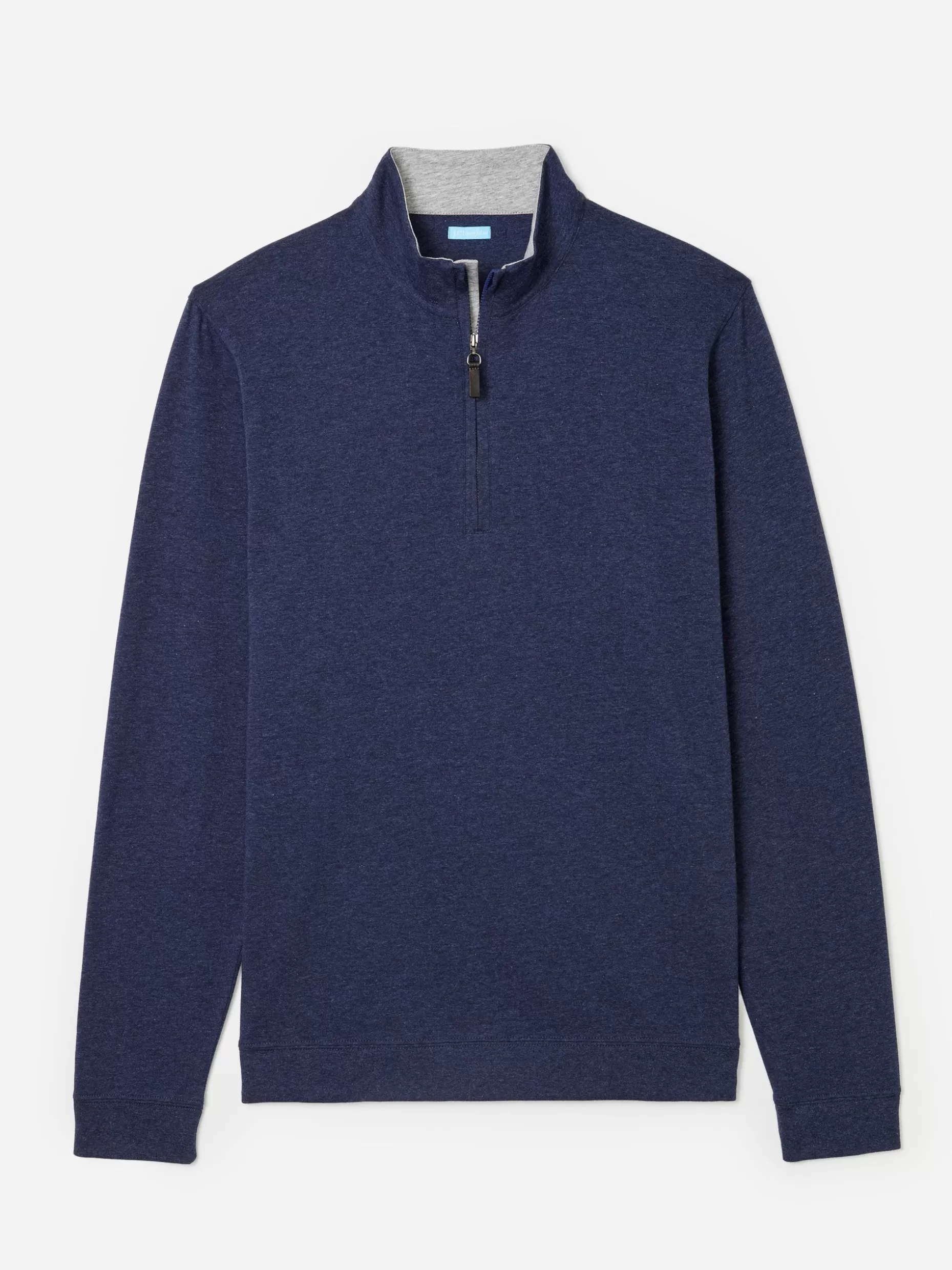 J. McLaughlin Clermont Cotton 1/4 Zip- Knits & Polos