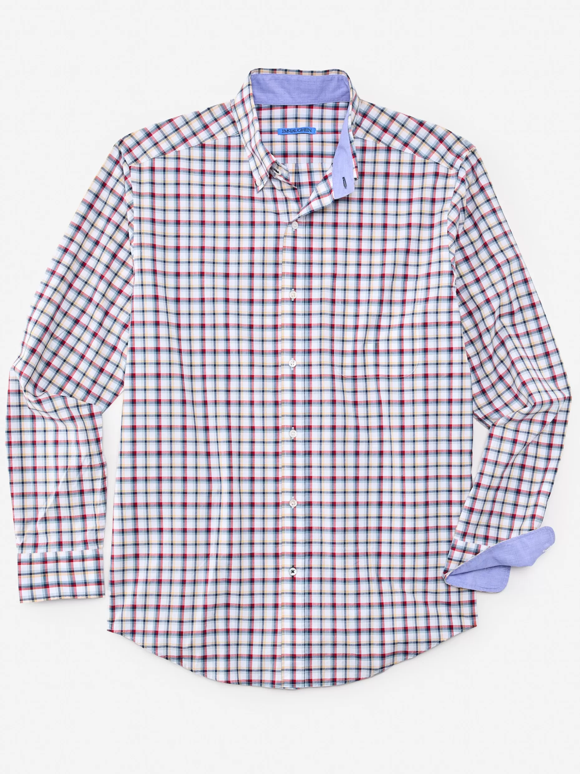 J. McLaughlin Collis Classic Fit Shirt In Plaid- Shirts