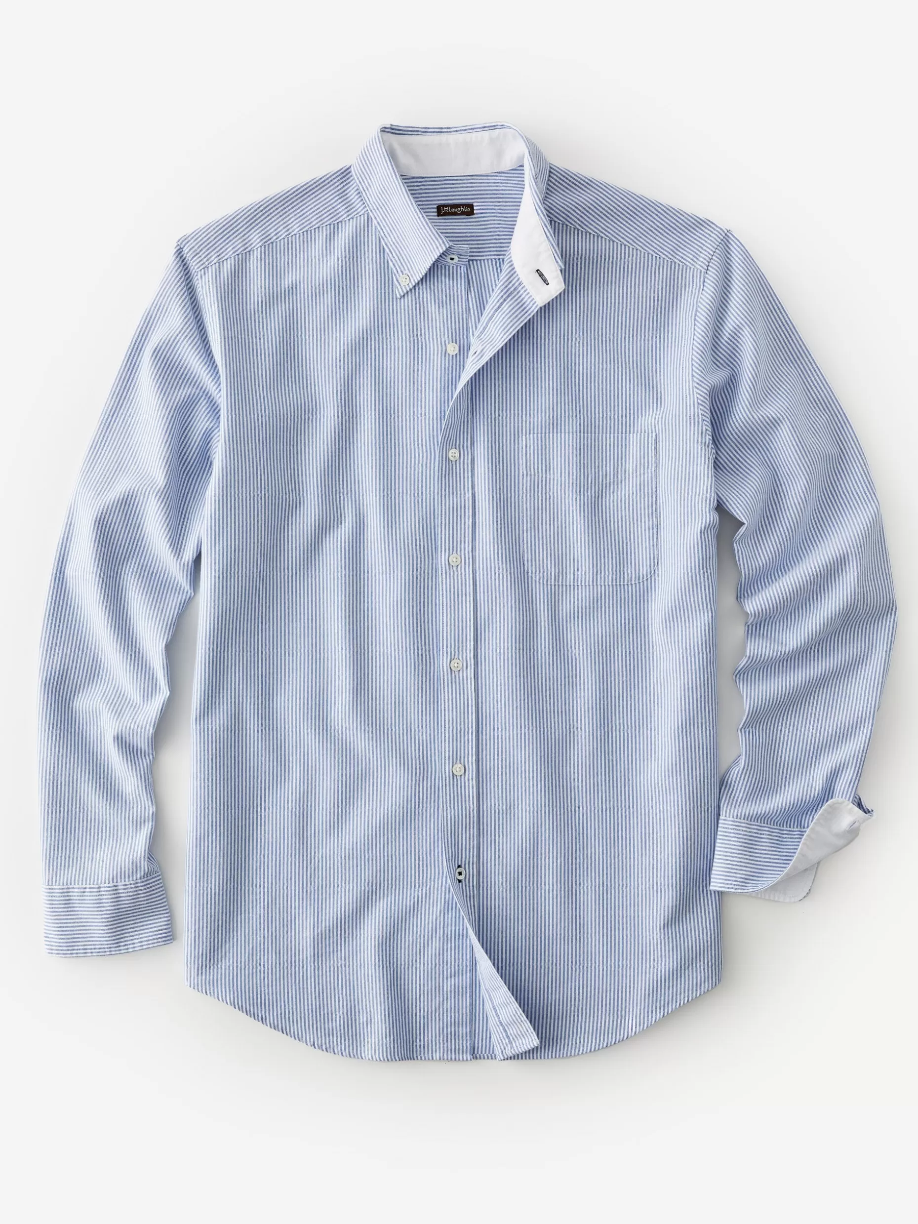 J. McLaughlin Collis Classic Fit Shirt In Stripe- Shirts