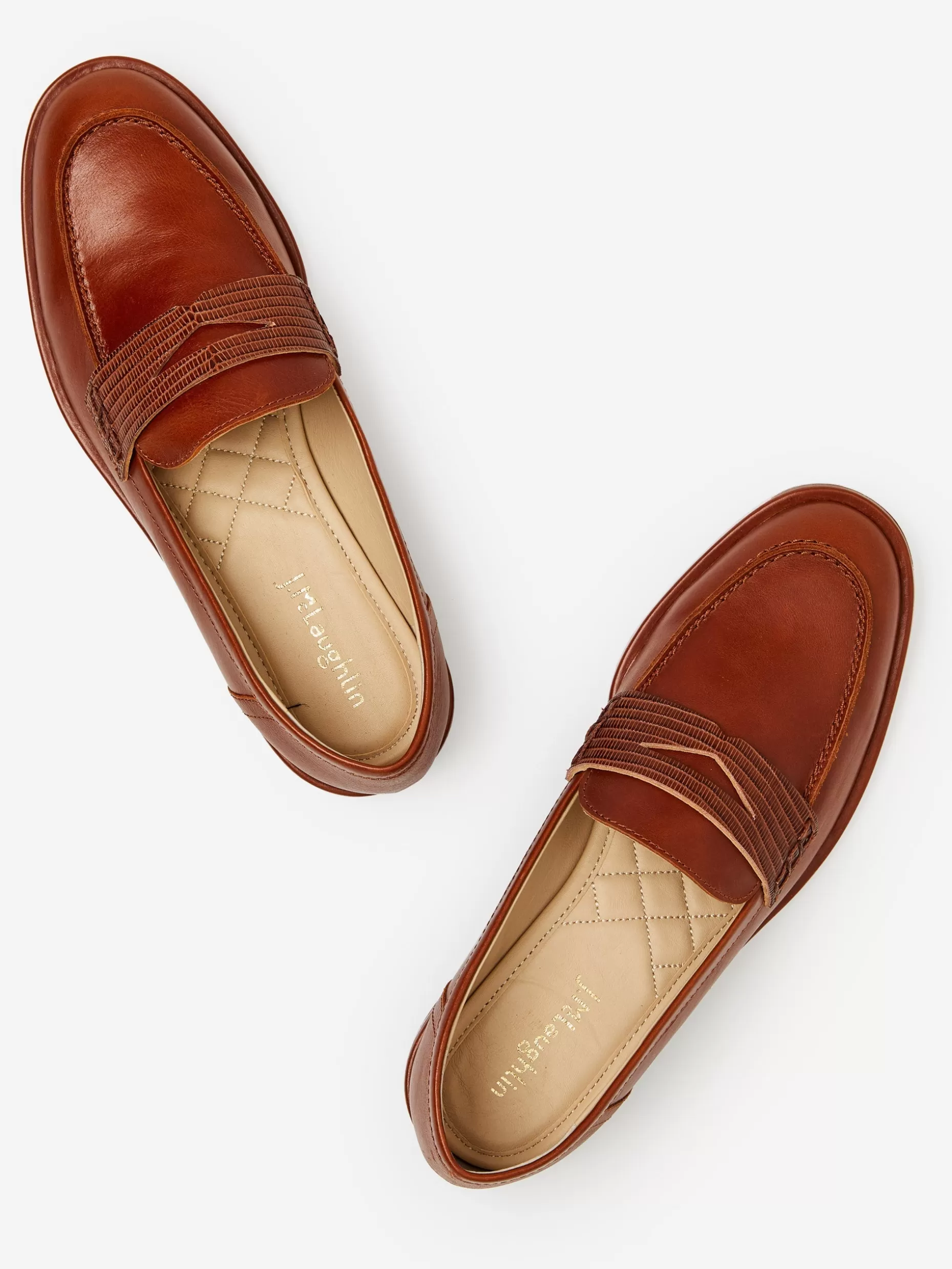 J. McLaughlin Concetta Leather Loafers-Women Loafers