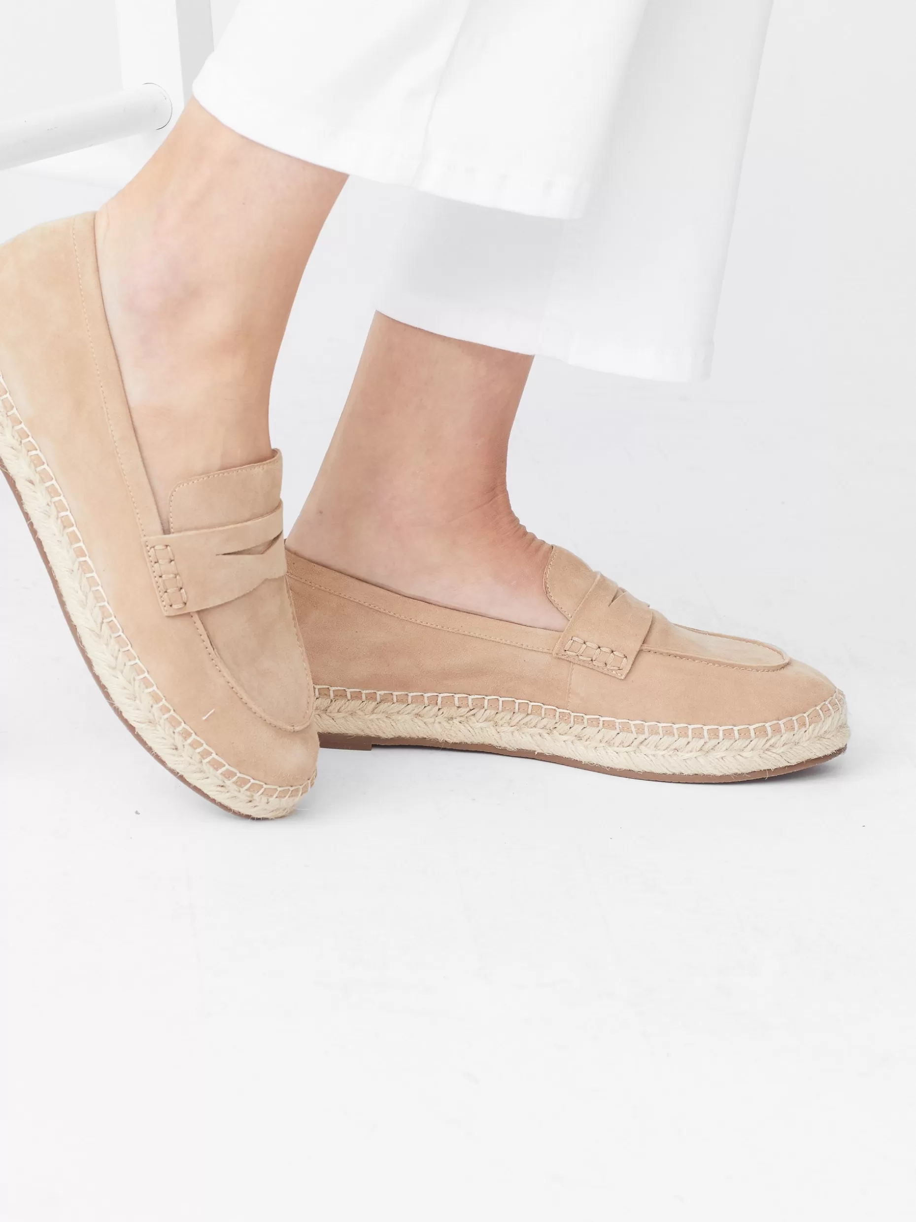 J. McLaughlin Edalene Suede Espadrille Loafers-Women Shoes & Accessories | Flats