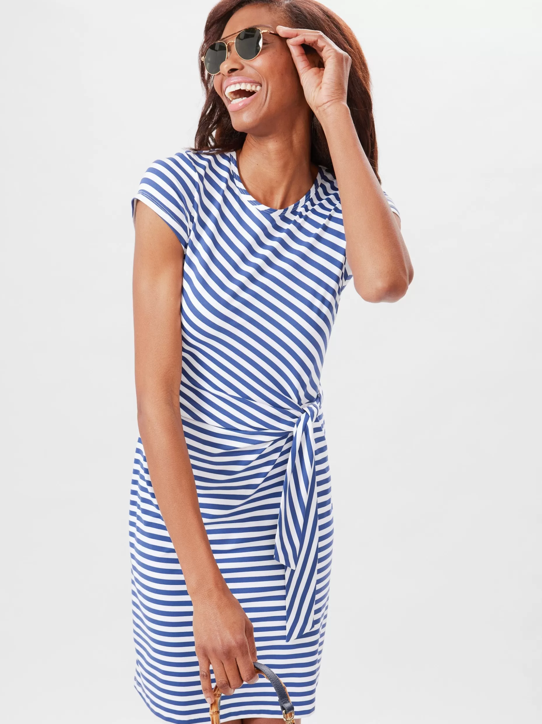 J. McLaughlin Elora Dress In Bangle Stripe-Women Dresses