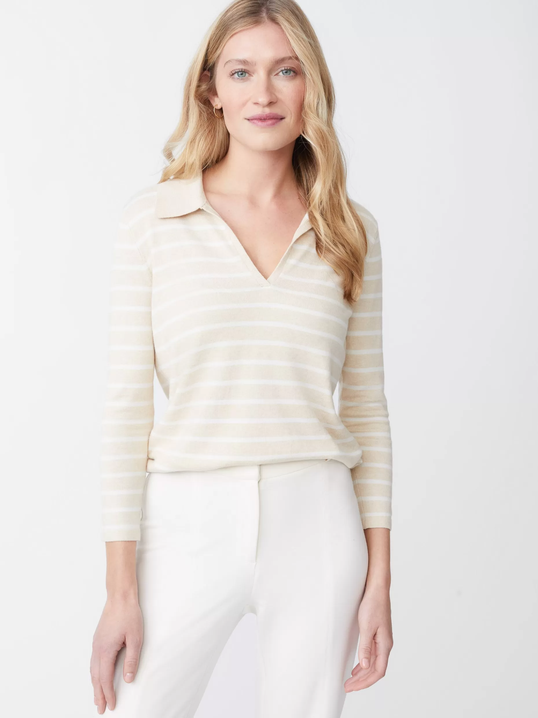 J. McLaughlin Fairfax Sweater In Stripe-Women Sweaters