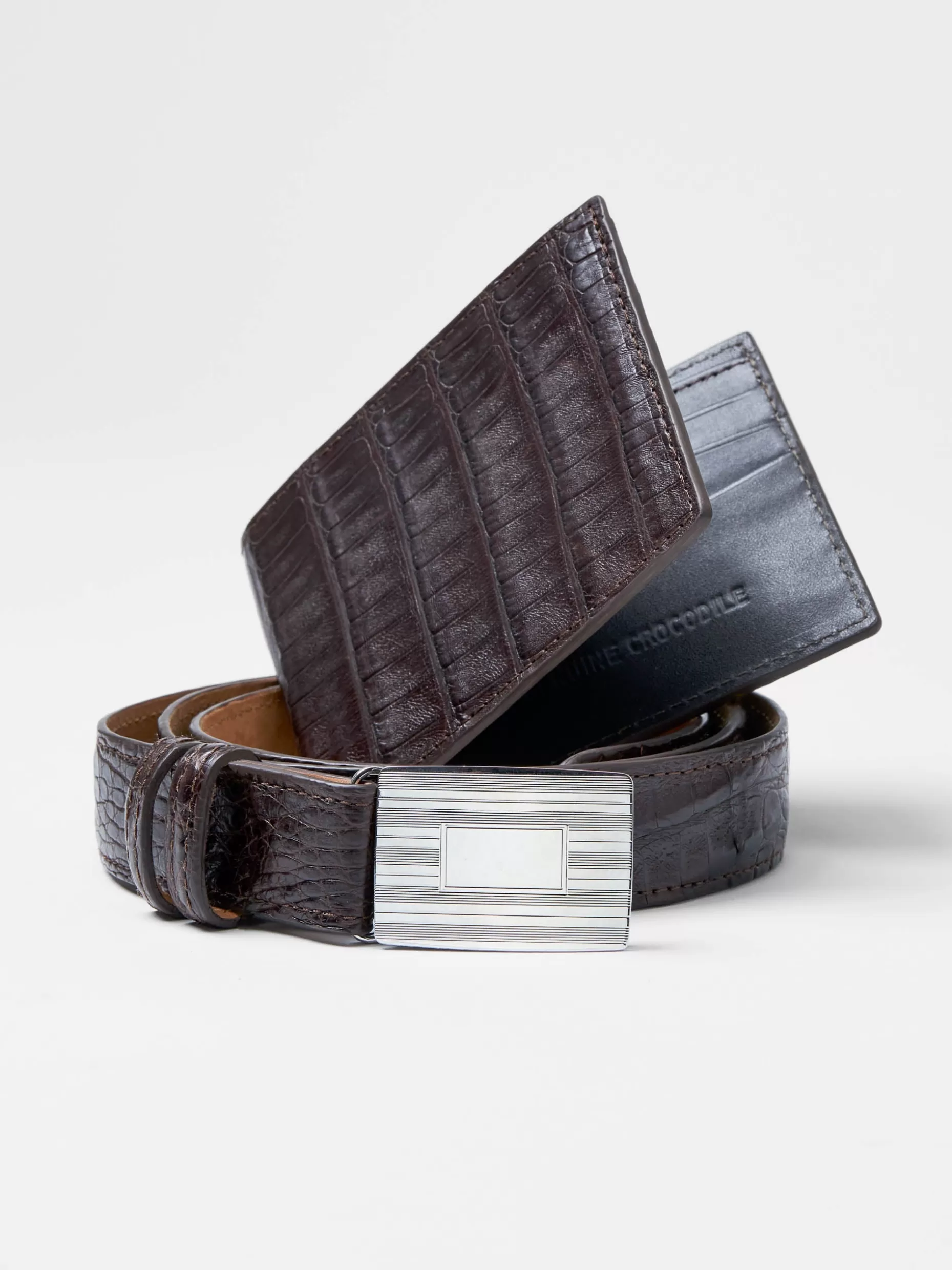 J. McLaughlin Genuine Crocodile Belt- Shoes & Accessories | Belts