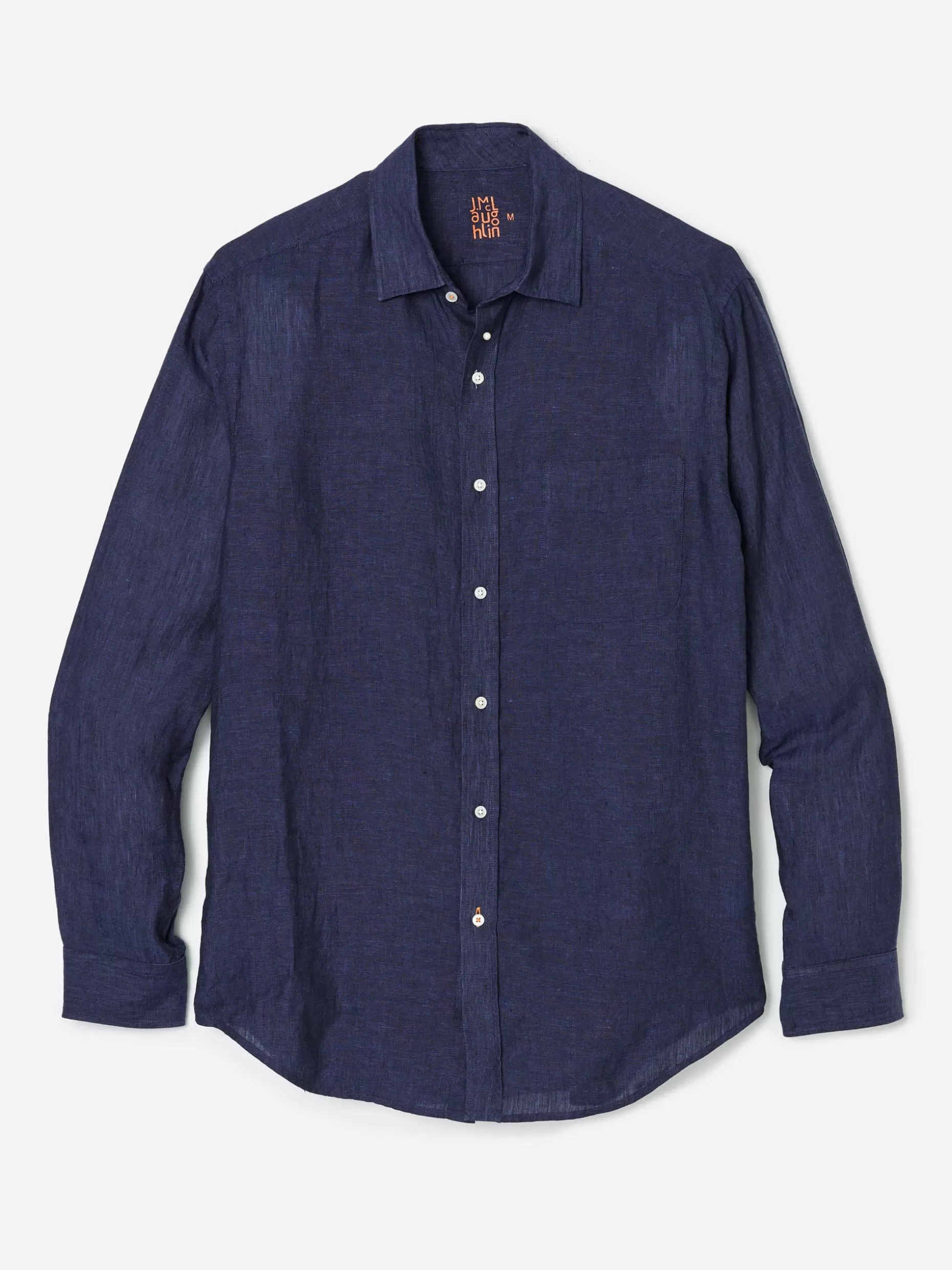 J. McLaughlin Gramercy Classic Fit Linen Shirt- Shirts