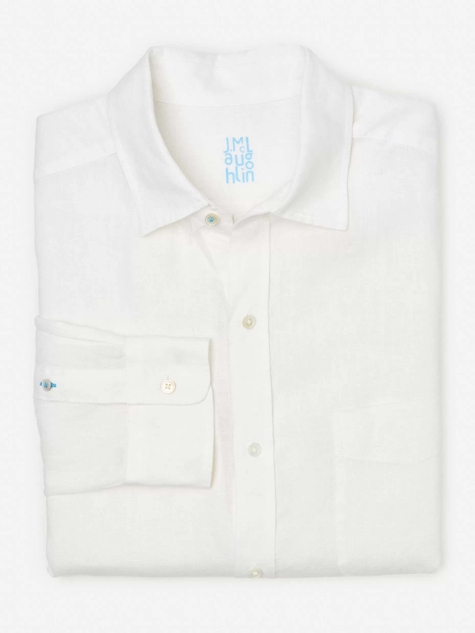 J. McLaughlin Gramercy Classic Fit Linen Shirt- Shirts