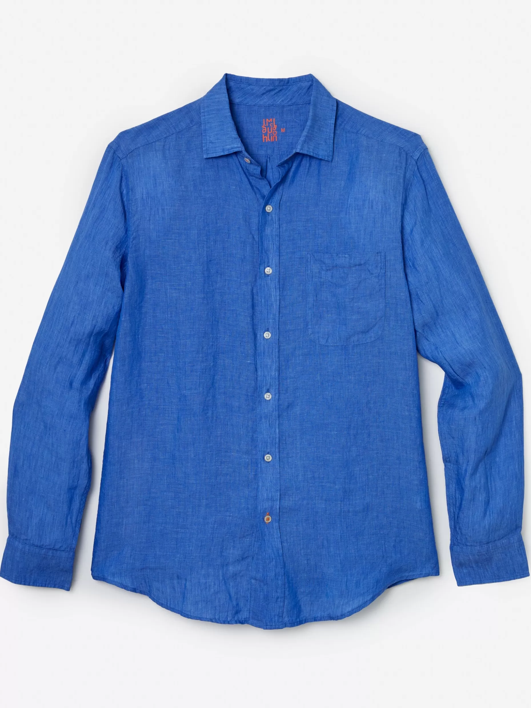 J. McLaughlin Gramercy Classic Fit Linen Shirt- Shirts