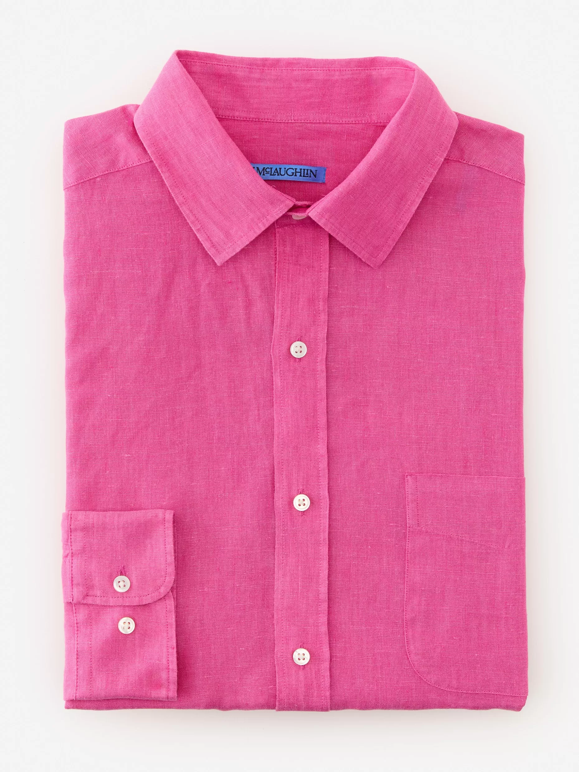 J. McLaughlin Gramercy Classic Fit Linen Shirt- Shirts