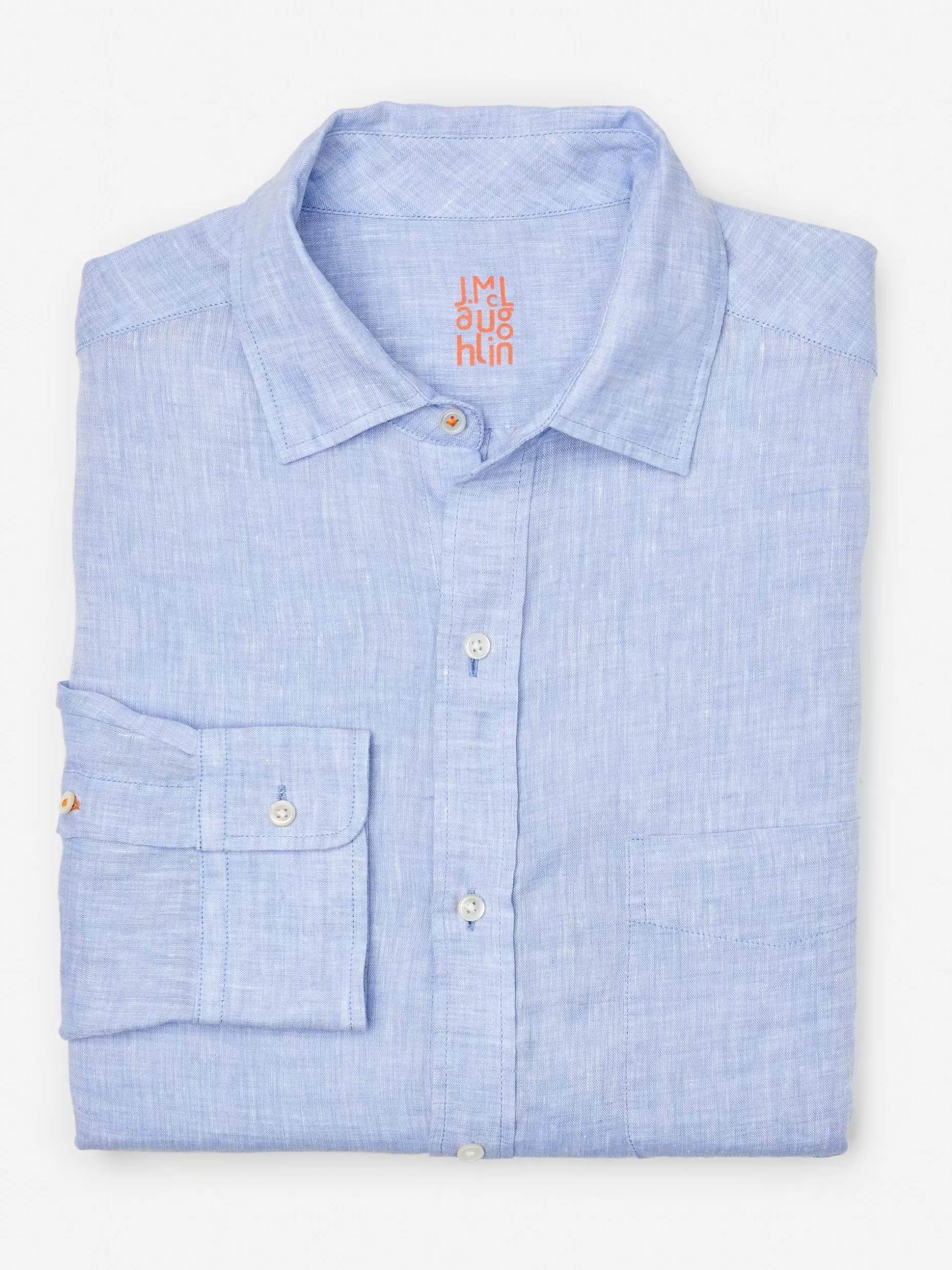 J. McLaughlin Gramercy Classic Fit Linen Shirt- Shirts