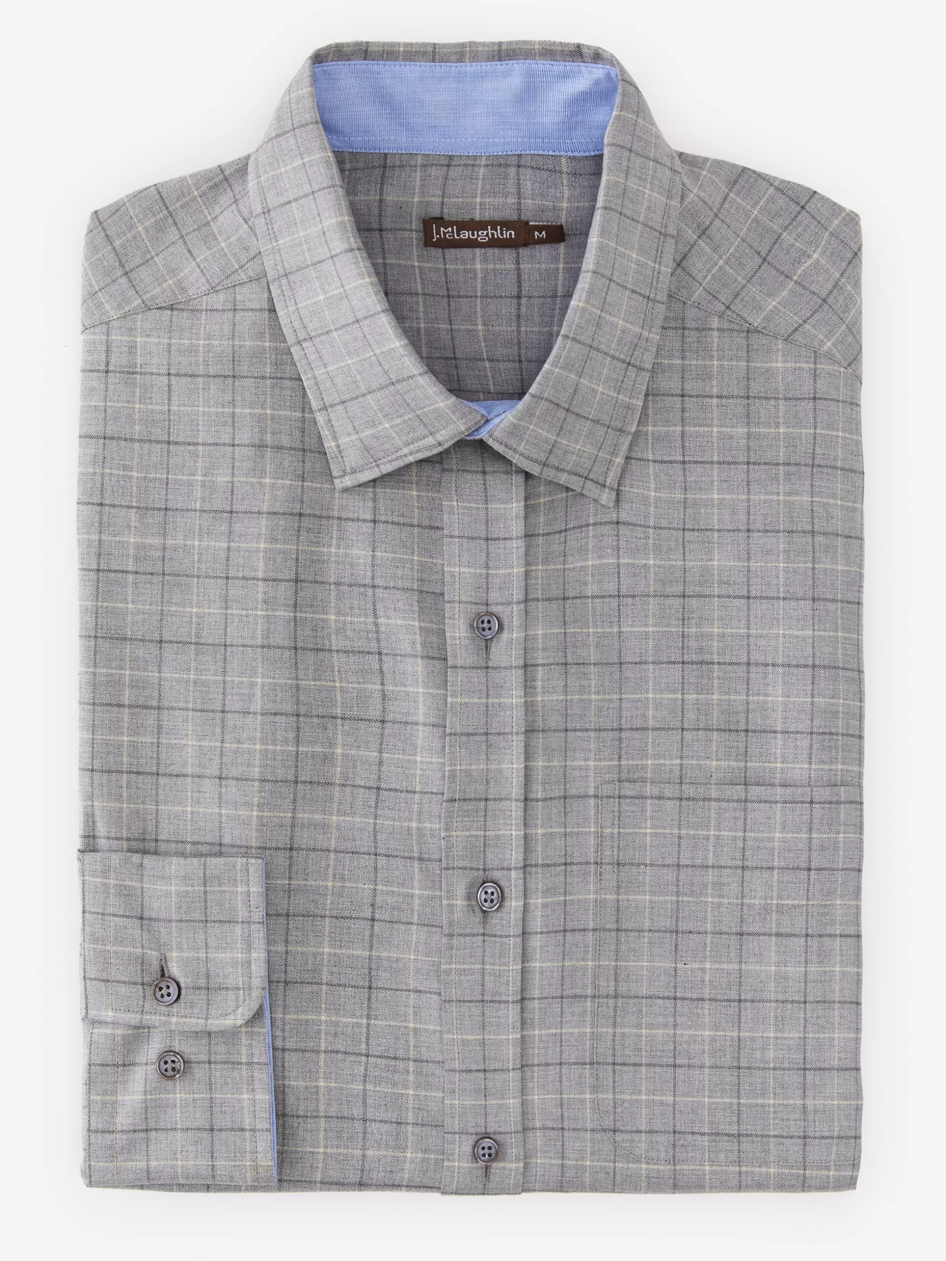 J. McLaughlin Gramercy Modern Fit Shirt In Plaid- Shirts