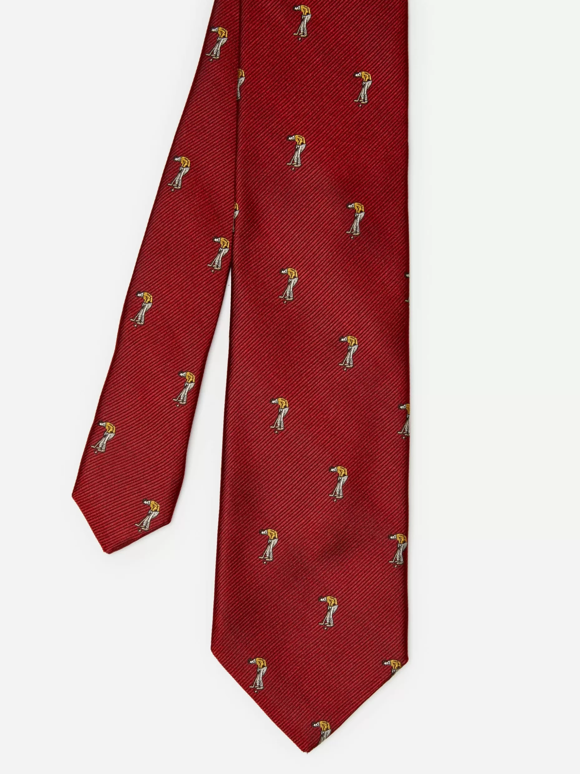 J. McLaughlin Italian Silk Tie In Golfer- Shoes & Accessories | Ties