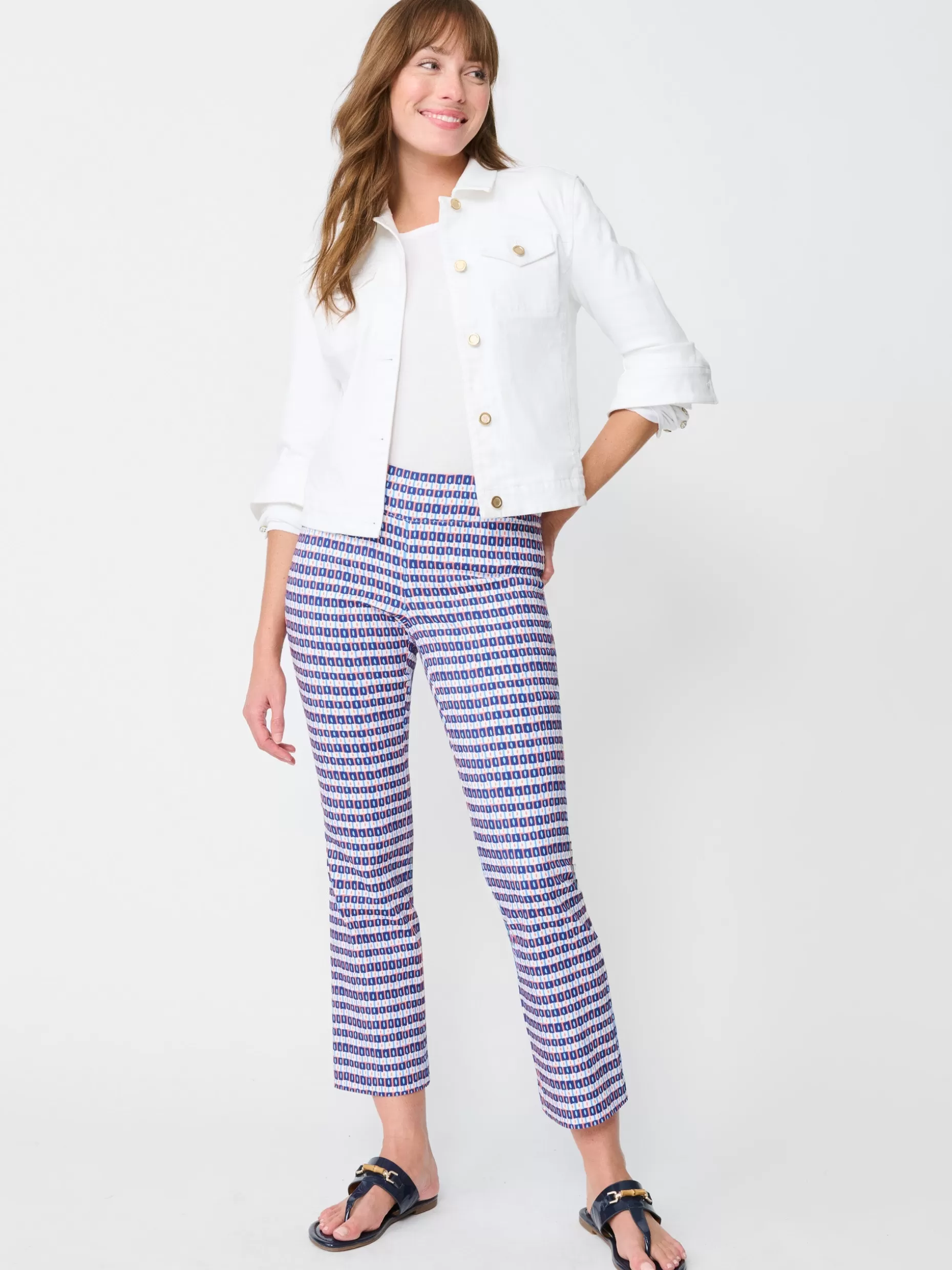 J. McLaughlin Ivy Pants In Aberdeen Geo-Women Pants