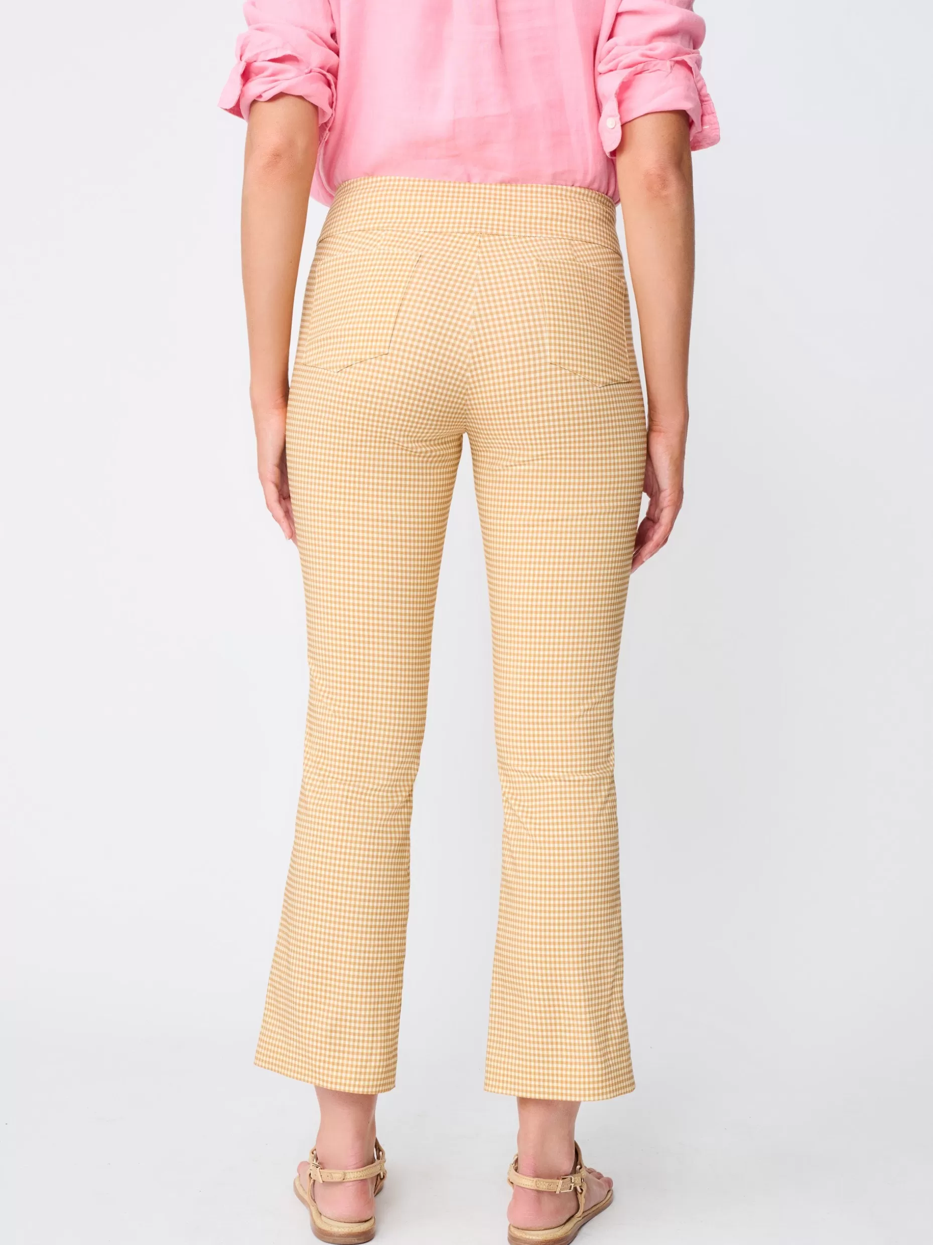 J. McLaughlin Ivy Pants In Cabana Gingham-Women Pants