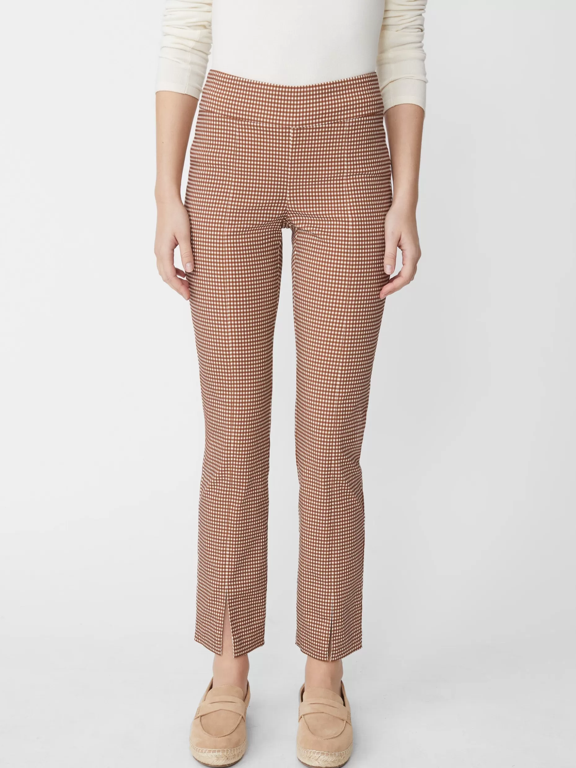 J. McLaughlin Jaydan Pants In Cabana Gingham-Women Pants