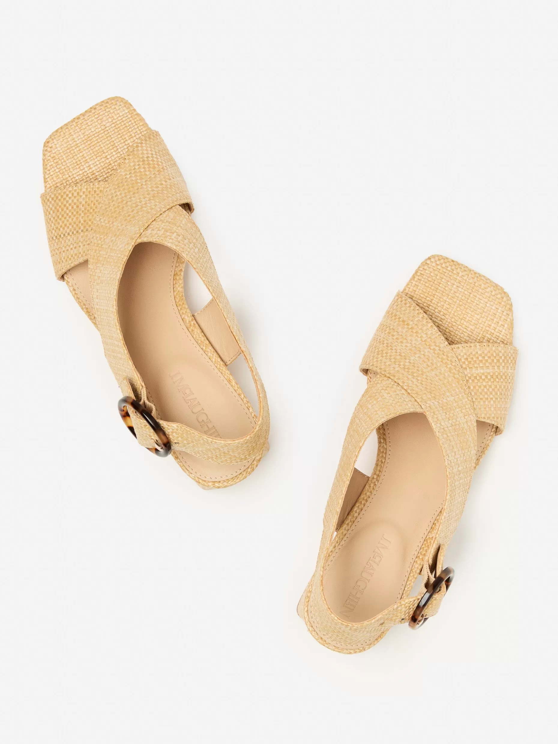 J. McLaughlin Jessamine Grasscloth Heels-Women Shoes & Accessories | Heels & Wedges