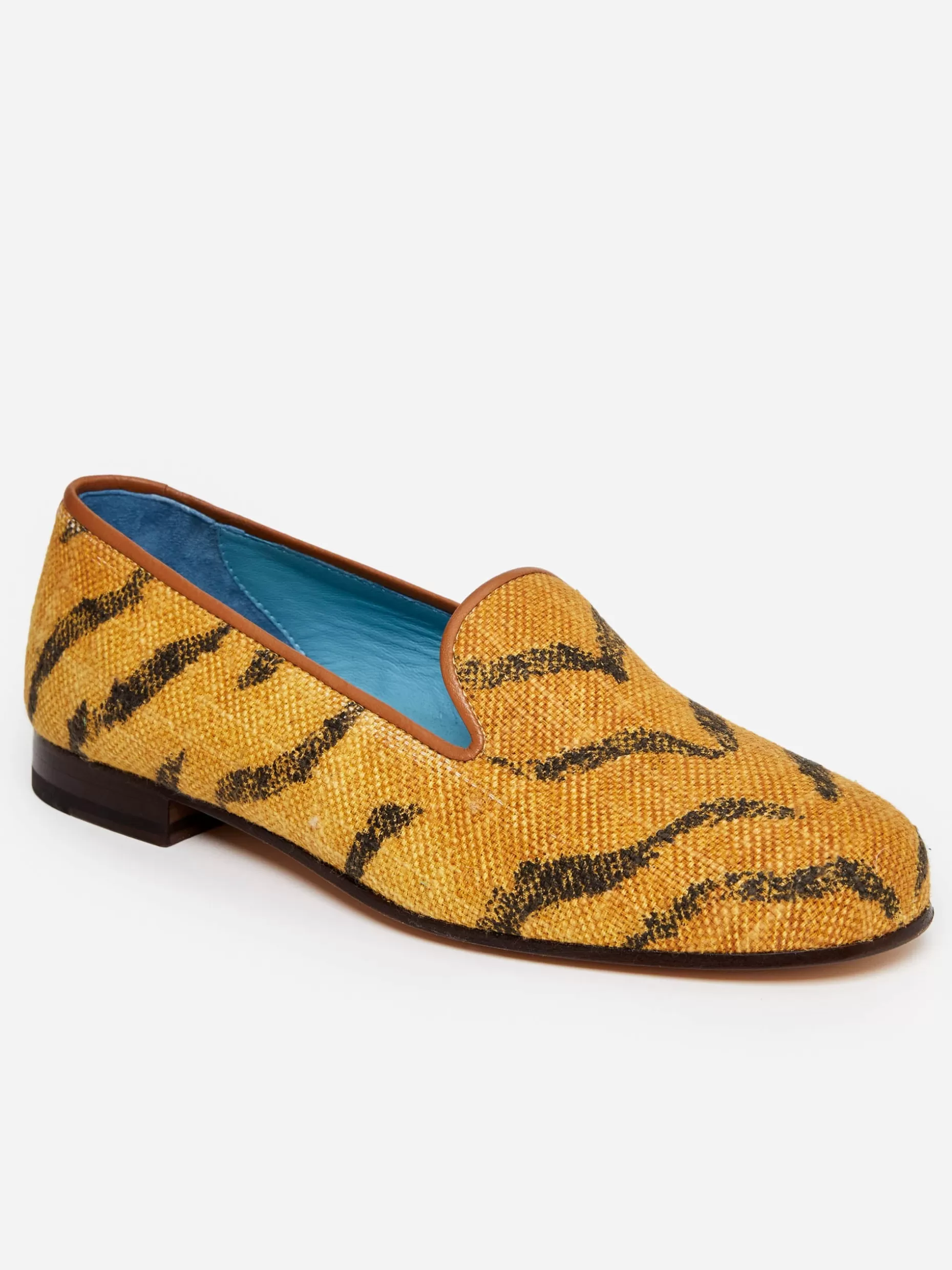 J. McLaughlin J.McL X Stubbs Wootton Printed Slippers In Tiger- Shoes & Accessories | Loafers