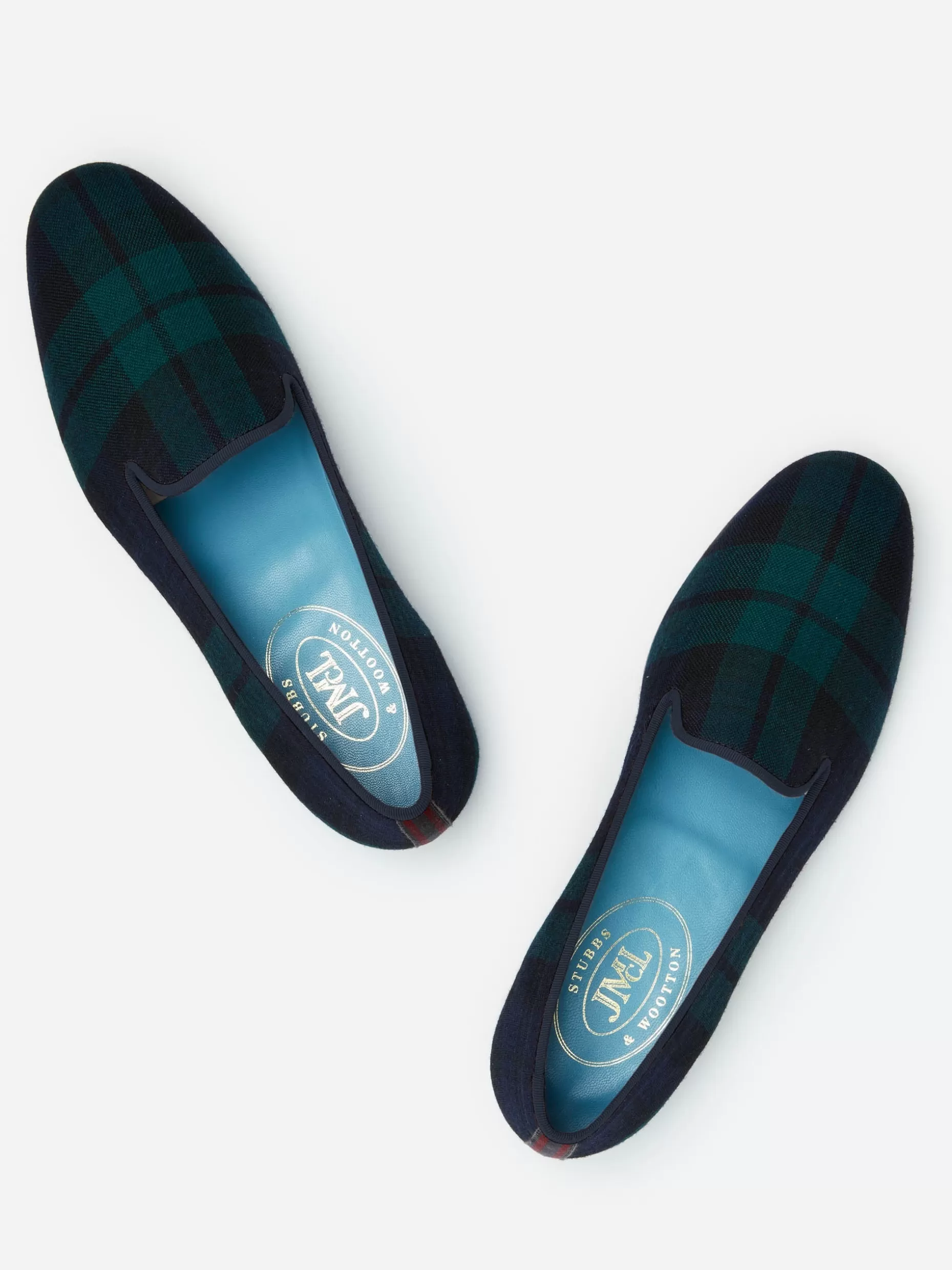 J. McLaughlin J.McL X Stubbs Wootton Slippers In Plaid- Shoes & Accessories | Loafers