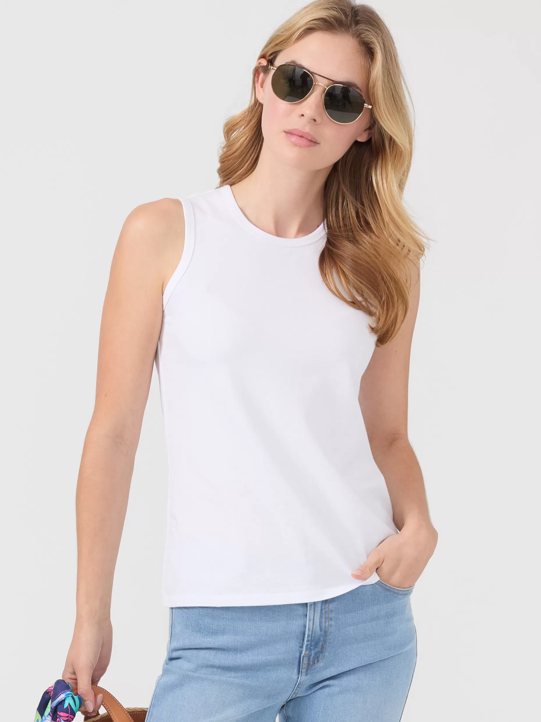 J. McLaughlin Joss Tank Top-Women Tops | Tees