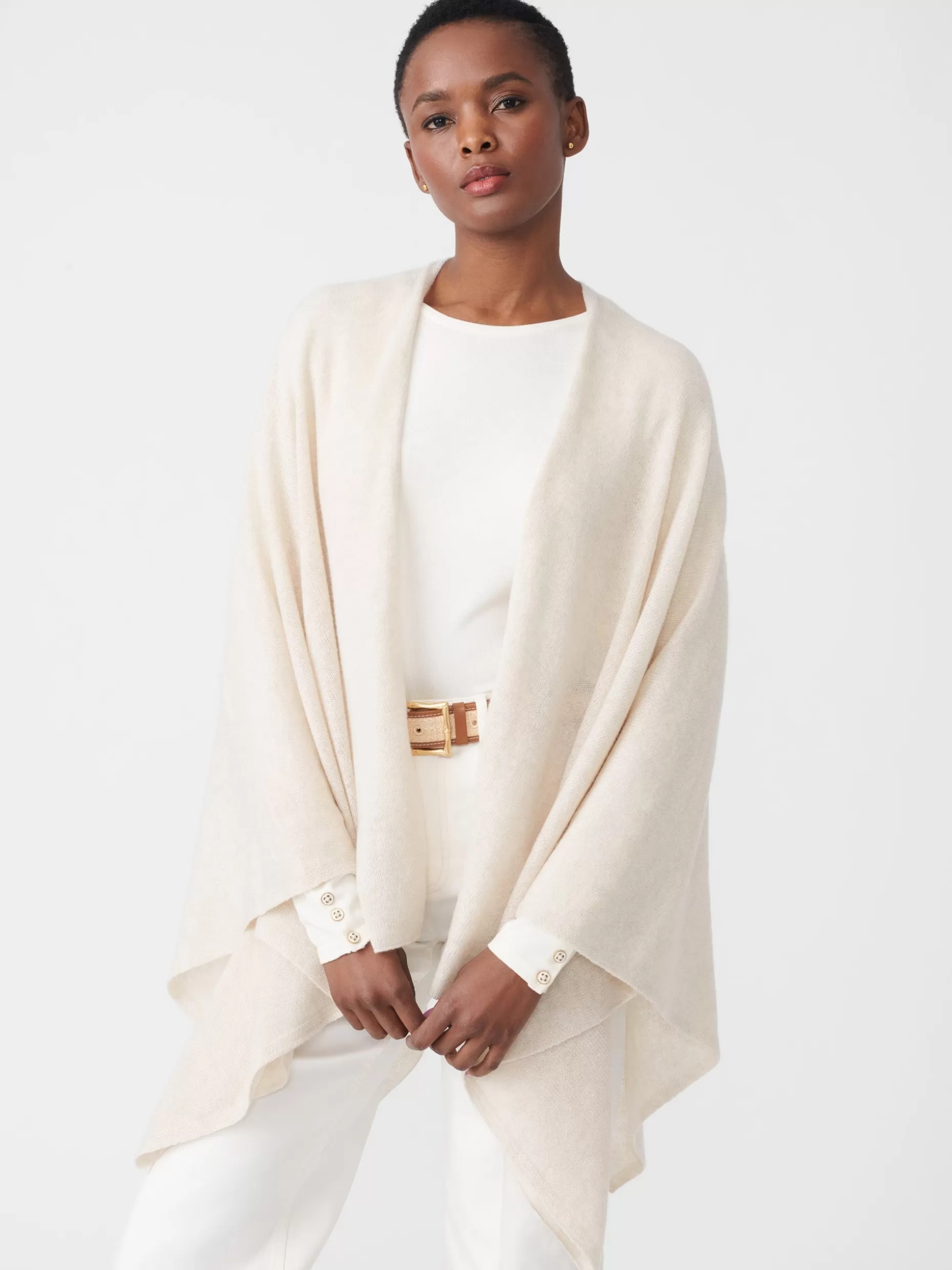 J. McLaughlin Julia Cashmere Wrap-Women Jackets & Outerwear | Sweaters