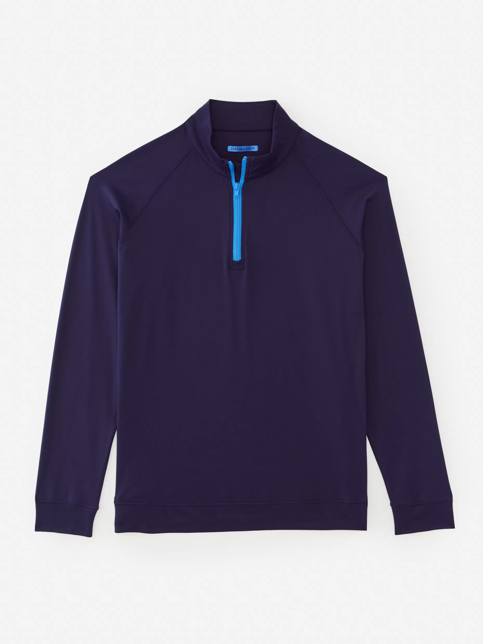 J. McLaughlin Kosta Performance 1/2 Zip- Knits & Polos