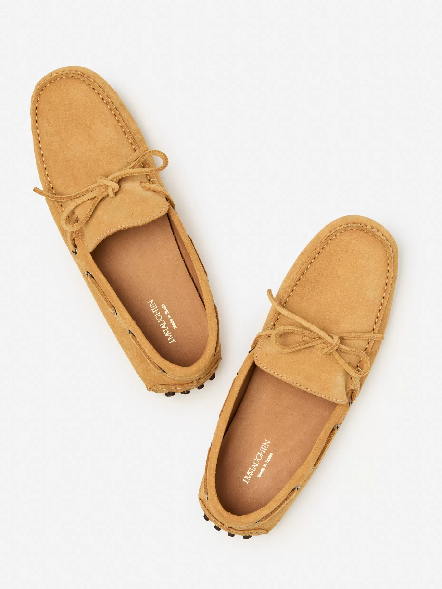 J. McLaughlin Linus Suede Driving Mocassins- Shoes & Accessories | Loafers