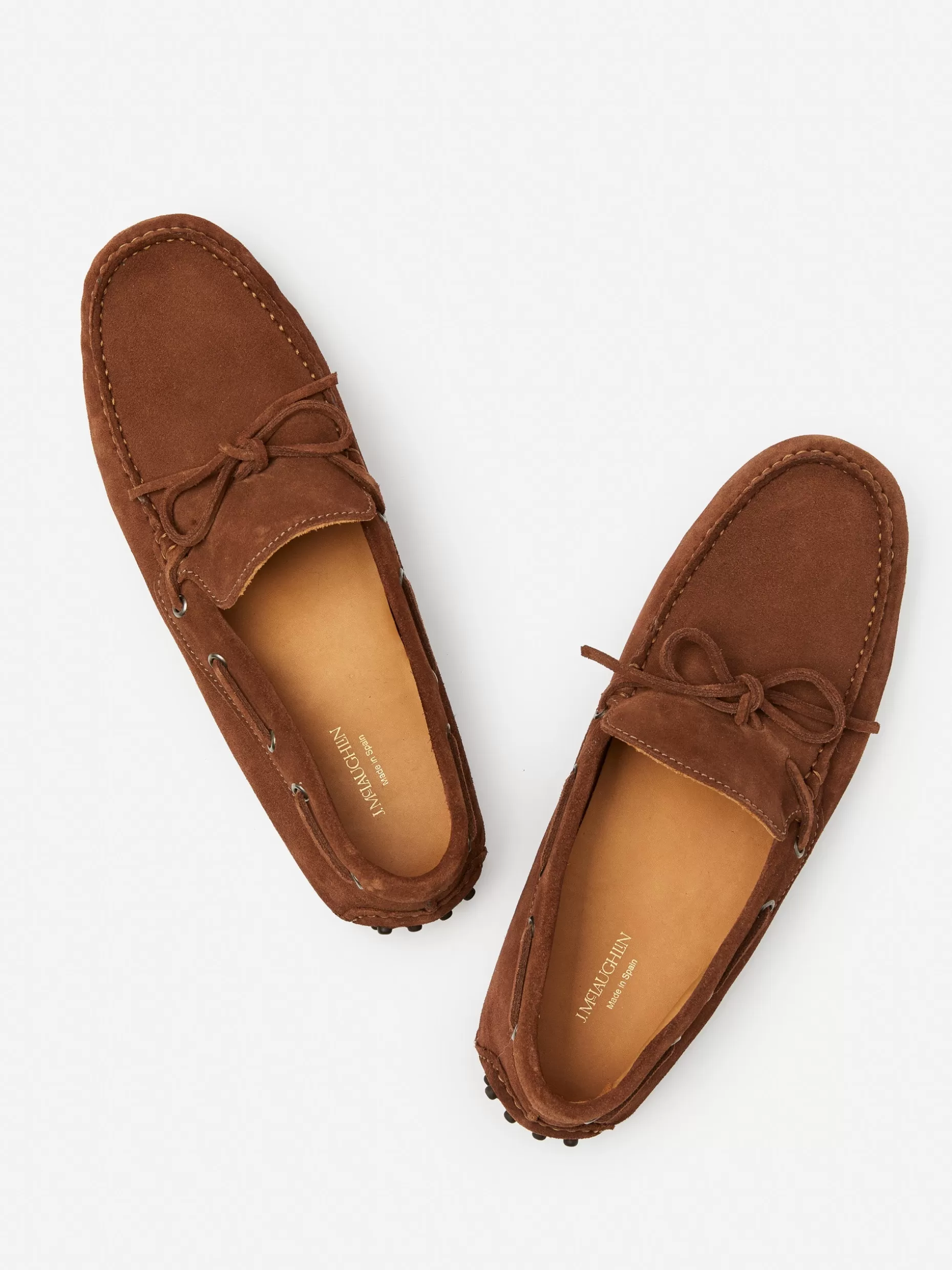 J. McLaughlin Linus Suede Driving Moccasins- Shoes & Accessories | Loafers