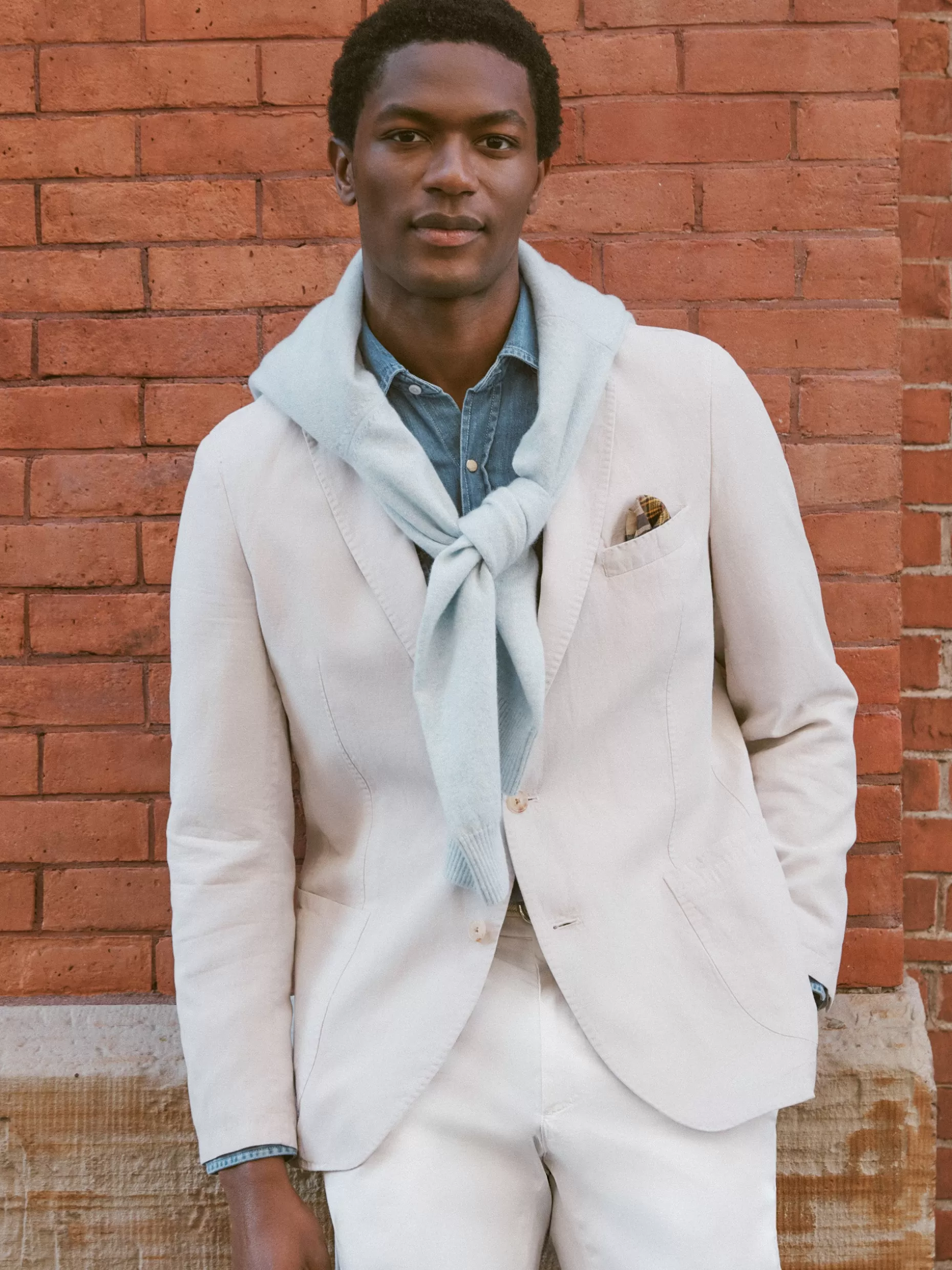 J. McLaughlin Lisbon Linen Blazer- Jackets & Outerwear | Sport Coats