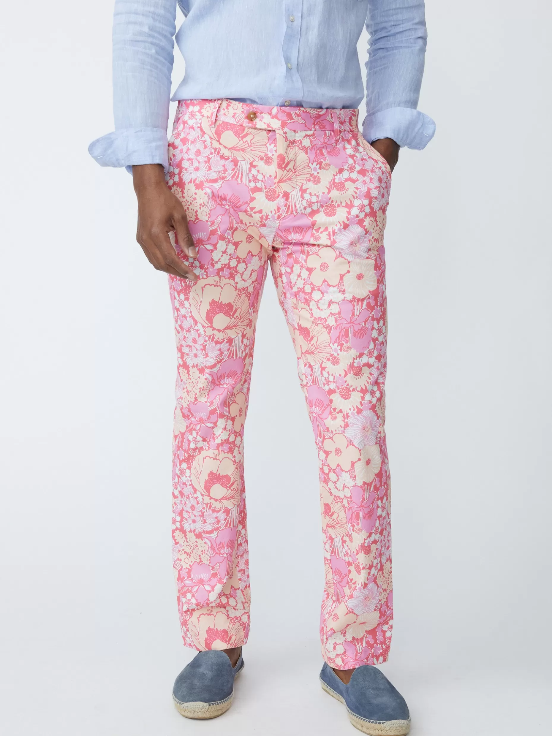 J. McLaughlin Lukas Pants In Posh Pansies- Pants