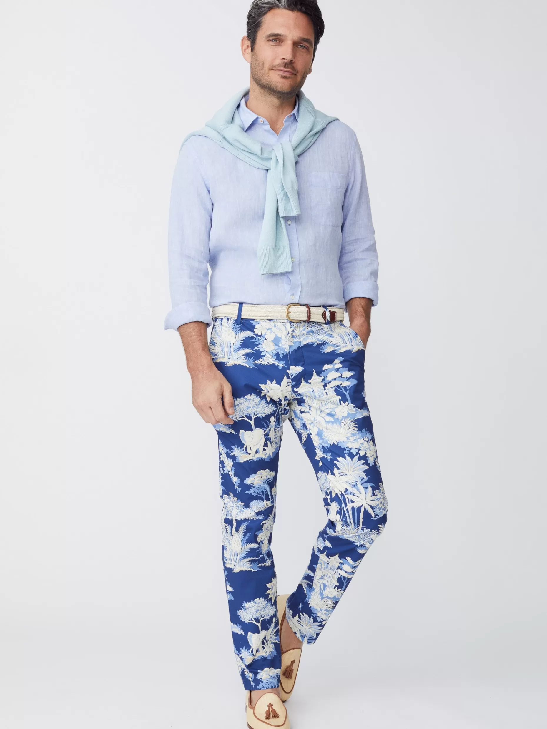 J. McLaughlin Lukas Pants In Safari Cove- Pants