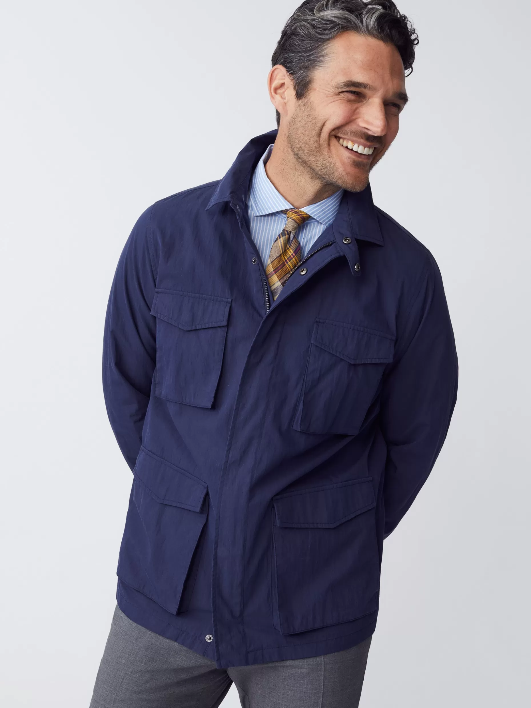 J. McLaughlin Madaket Safari Jacket- Jackets & Outerwear