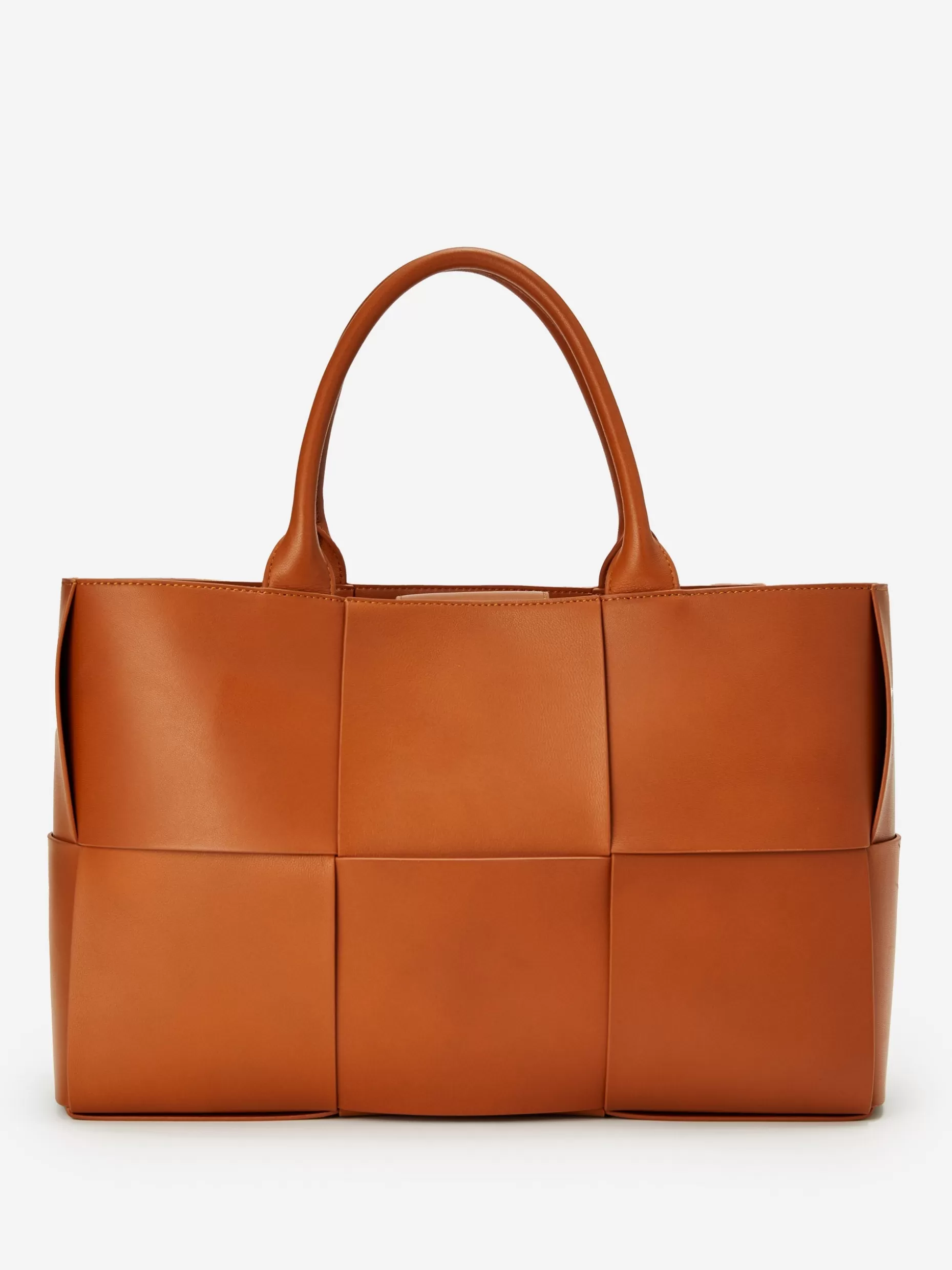 J. McLaughlin Mega Tessare Woven Leather Handbag-Women Shoes & Accessories | Top Handles