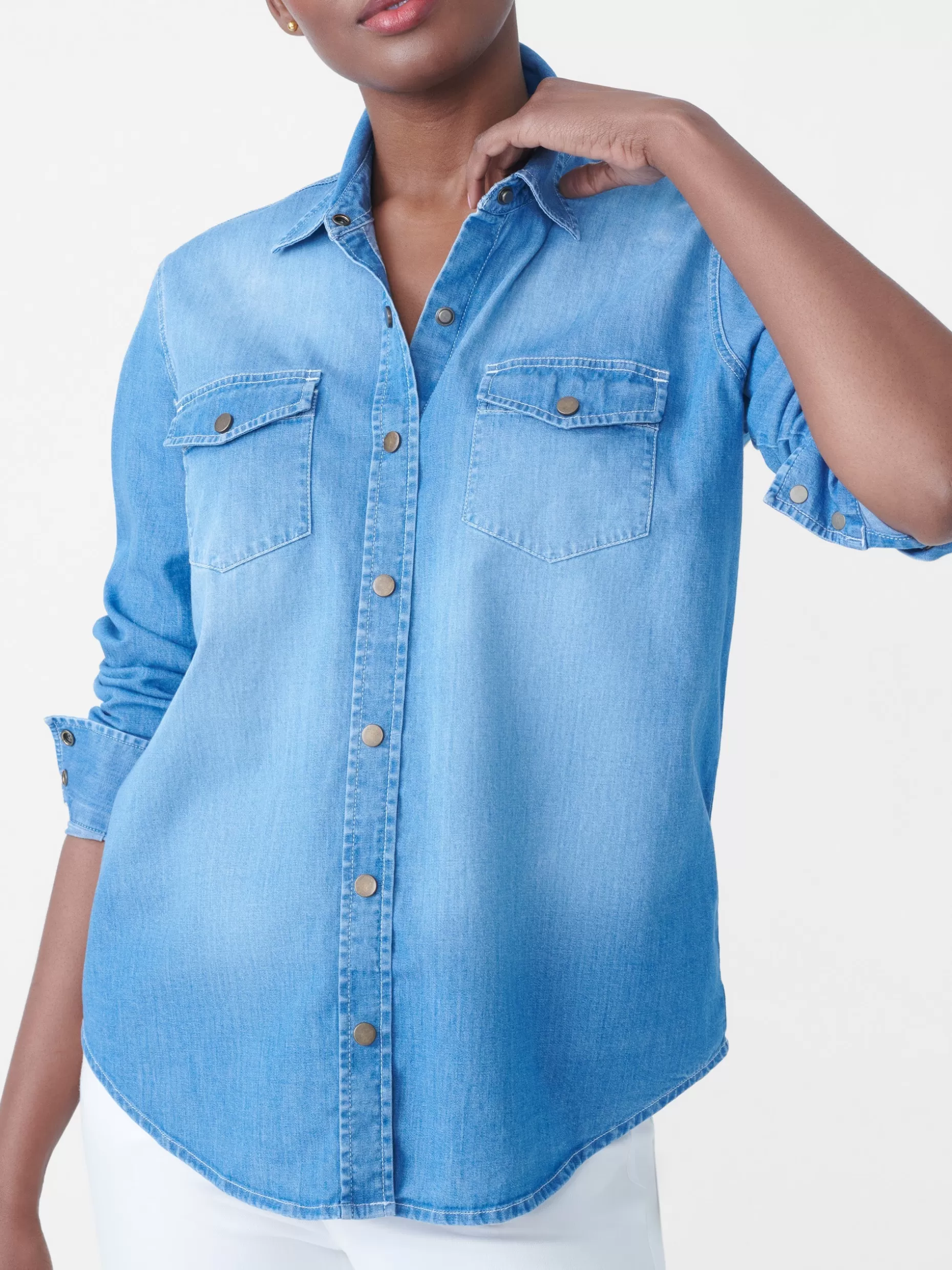 J. McLaughlin Miris Shirt-Women Tops