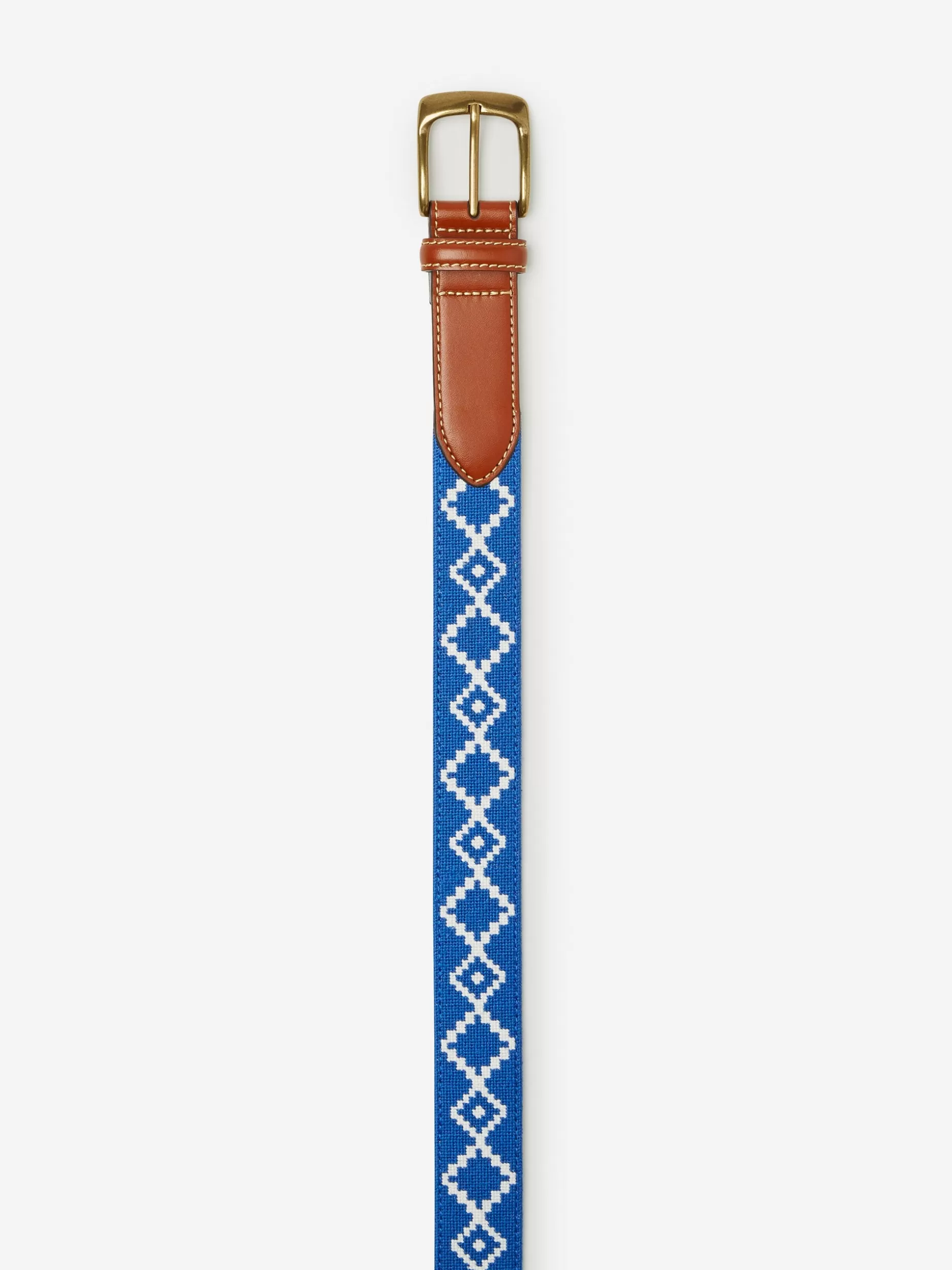 J. McLaughlin Needlepoint Belt In Geo Diamond- Shoes & Accessories | Belts