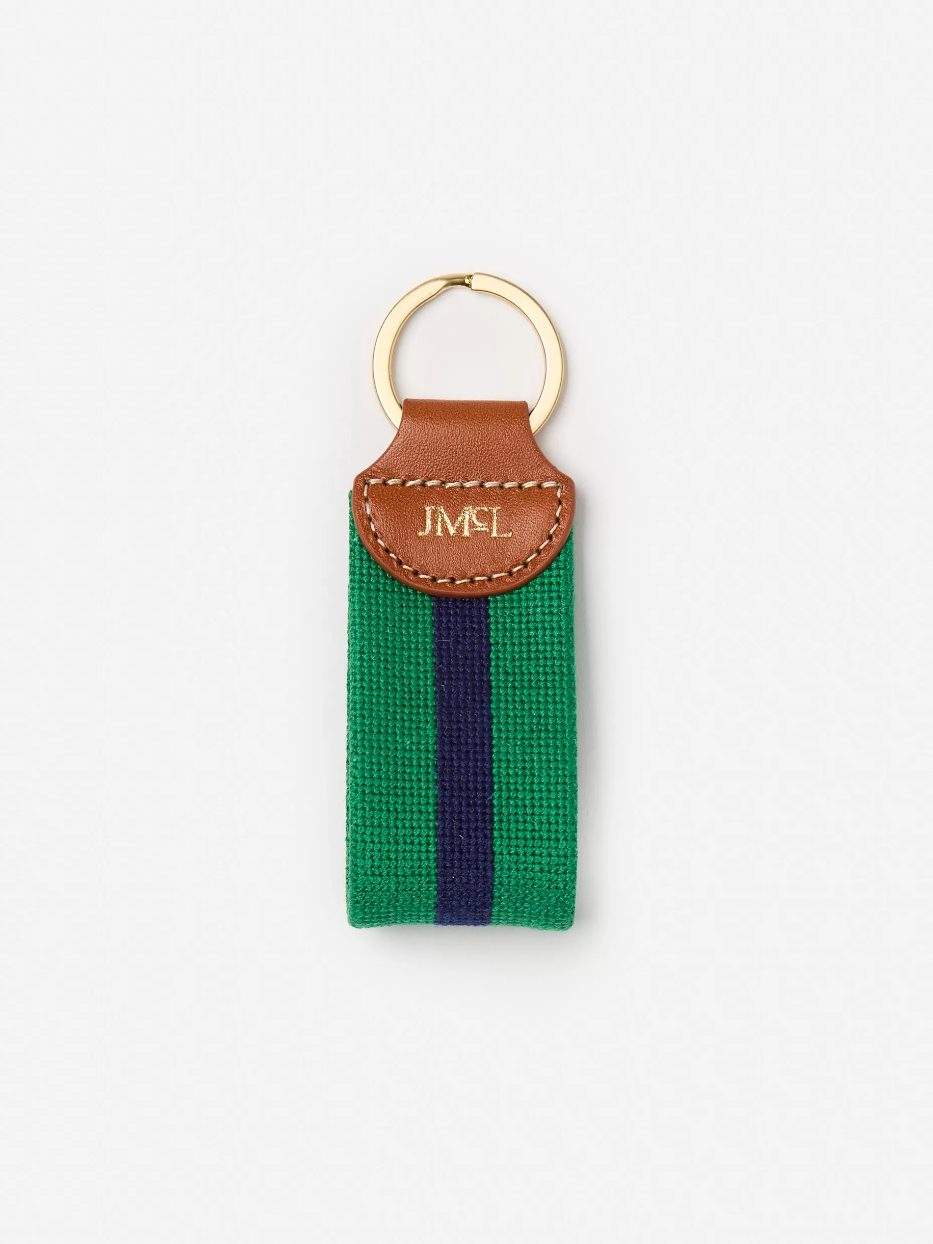 J. McLaughlin Needlepoint Keyfob In Stripe- Shoes & Accessories | Luggage & Travel