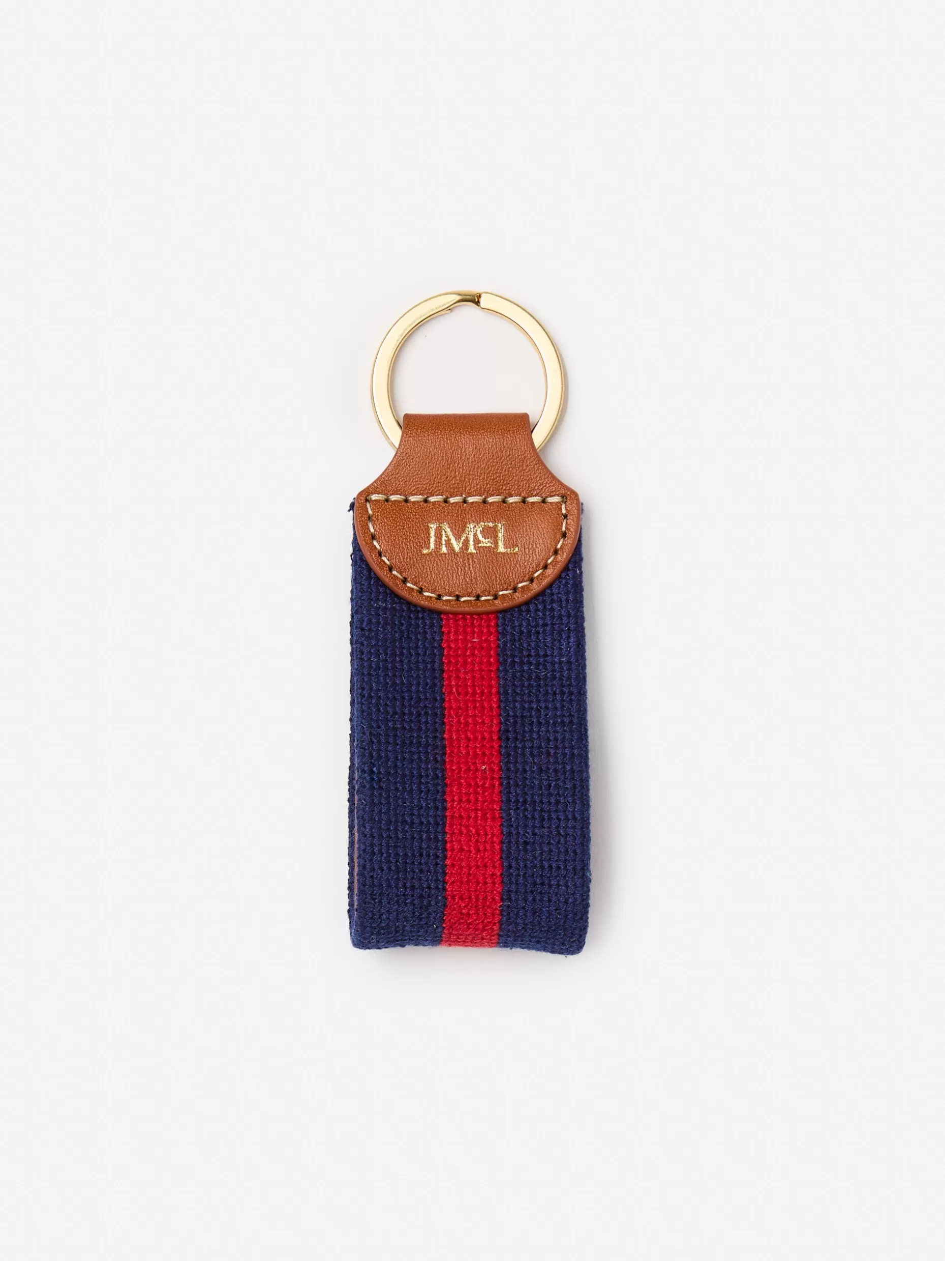 J. McLaughlin Needlepoint Keyfob In Stripe- Shoes & Accessories | Luggage & Travel