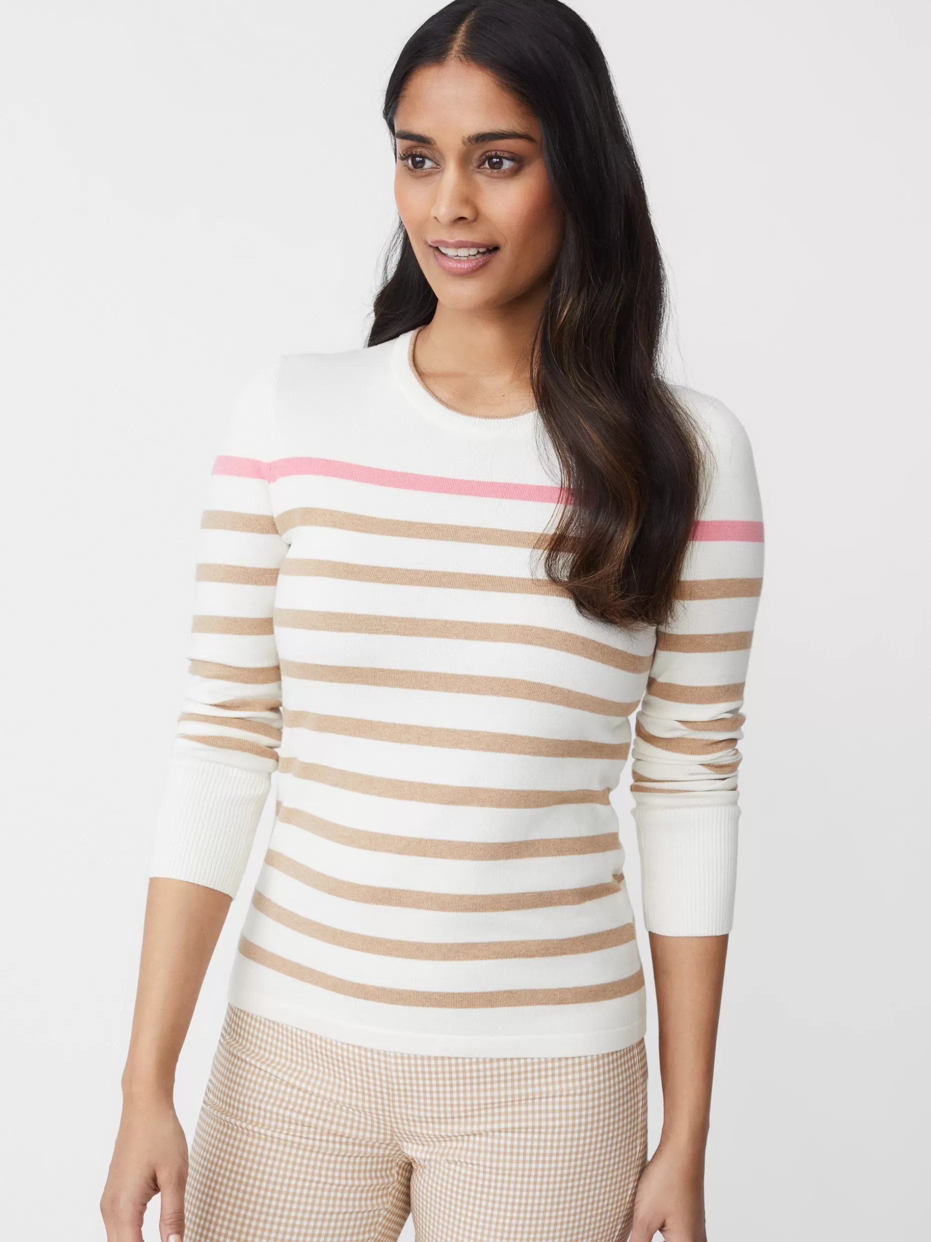 J. McLaughlin Poet Sweater In Stripe-Women Sweaters