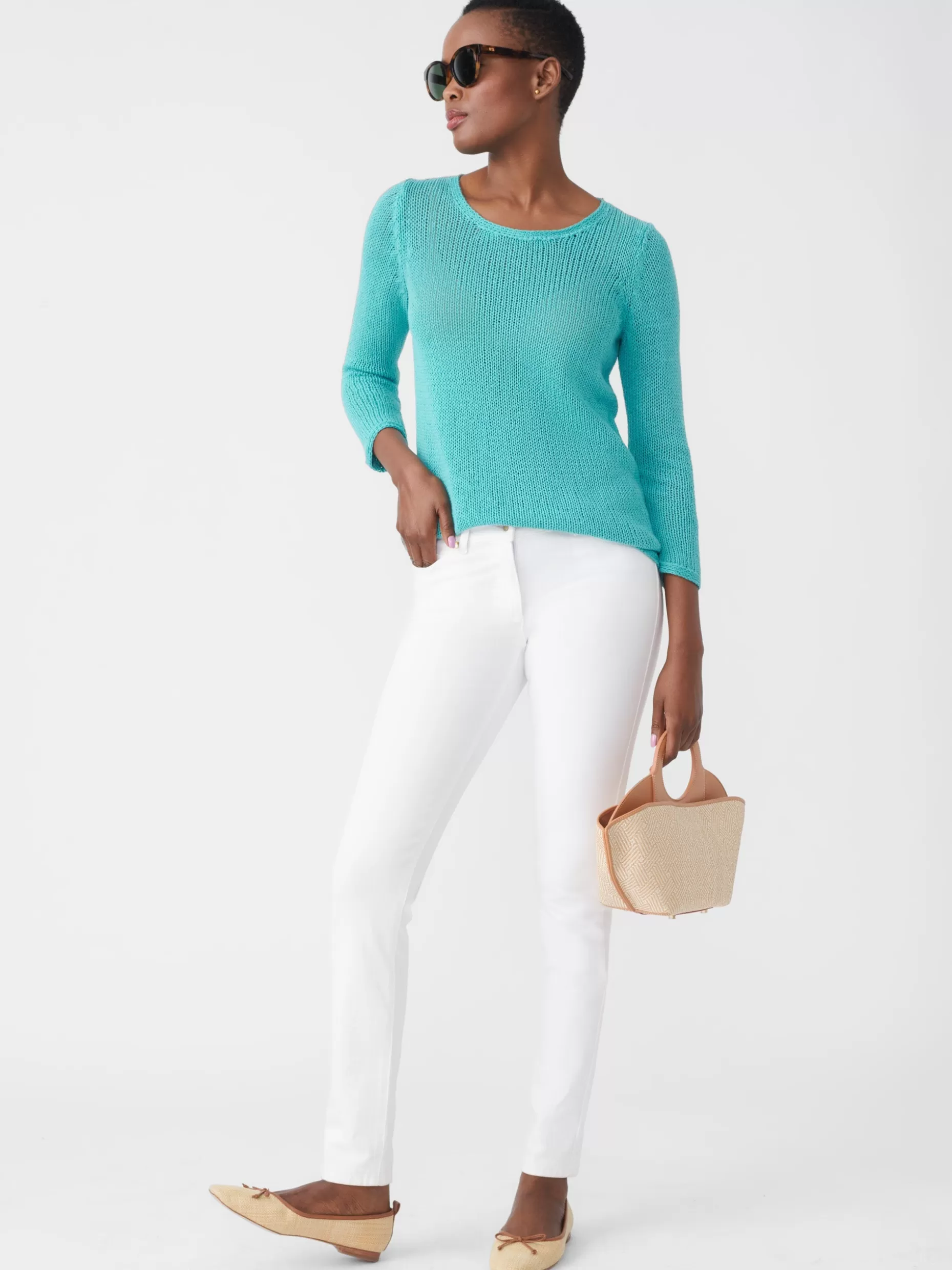 J. McLaughlin Raelyn Linen Blend Sweater-Women Sweaters