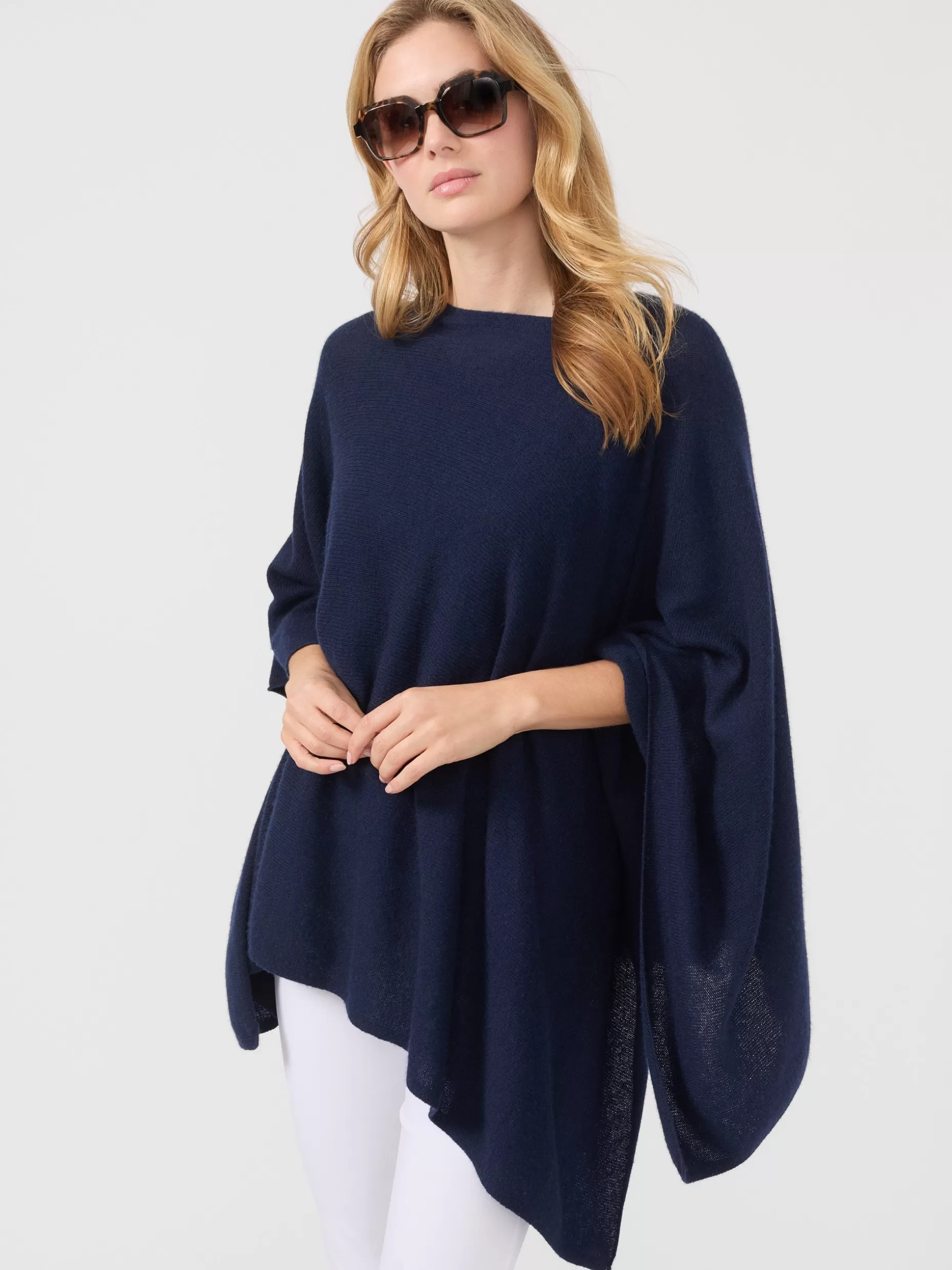 J. McLaughlin Rale Cashmere Poncho-Women Jackets & Outerwear | Sweaters