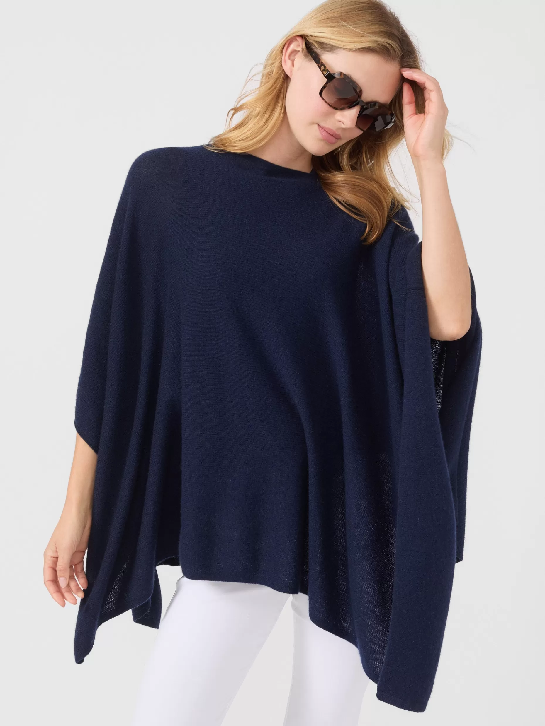 J. McLaughlin Rale Cashmere Poncho-Women Jackets & Outerwear | Sweaters