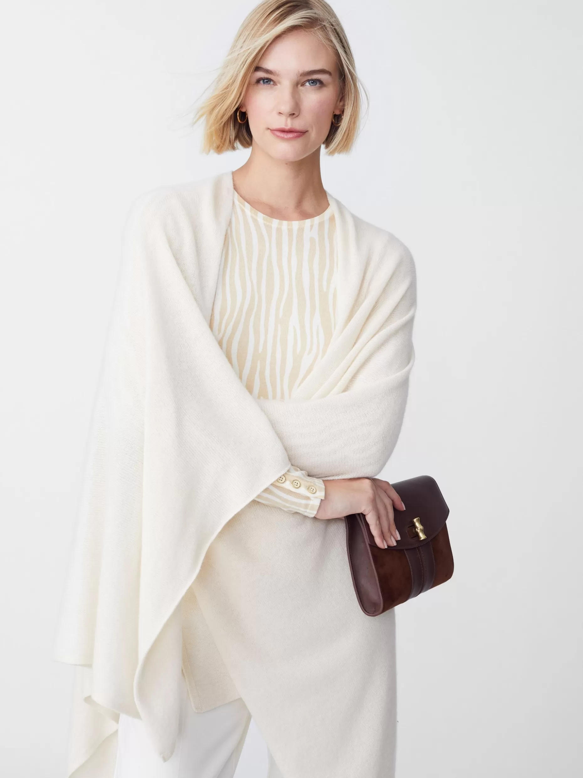 J. McLaughlin Rossi Cashmere Wrap-Women Jackets & Outerwear | Sweaters