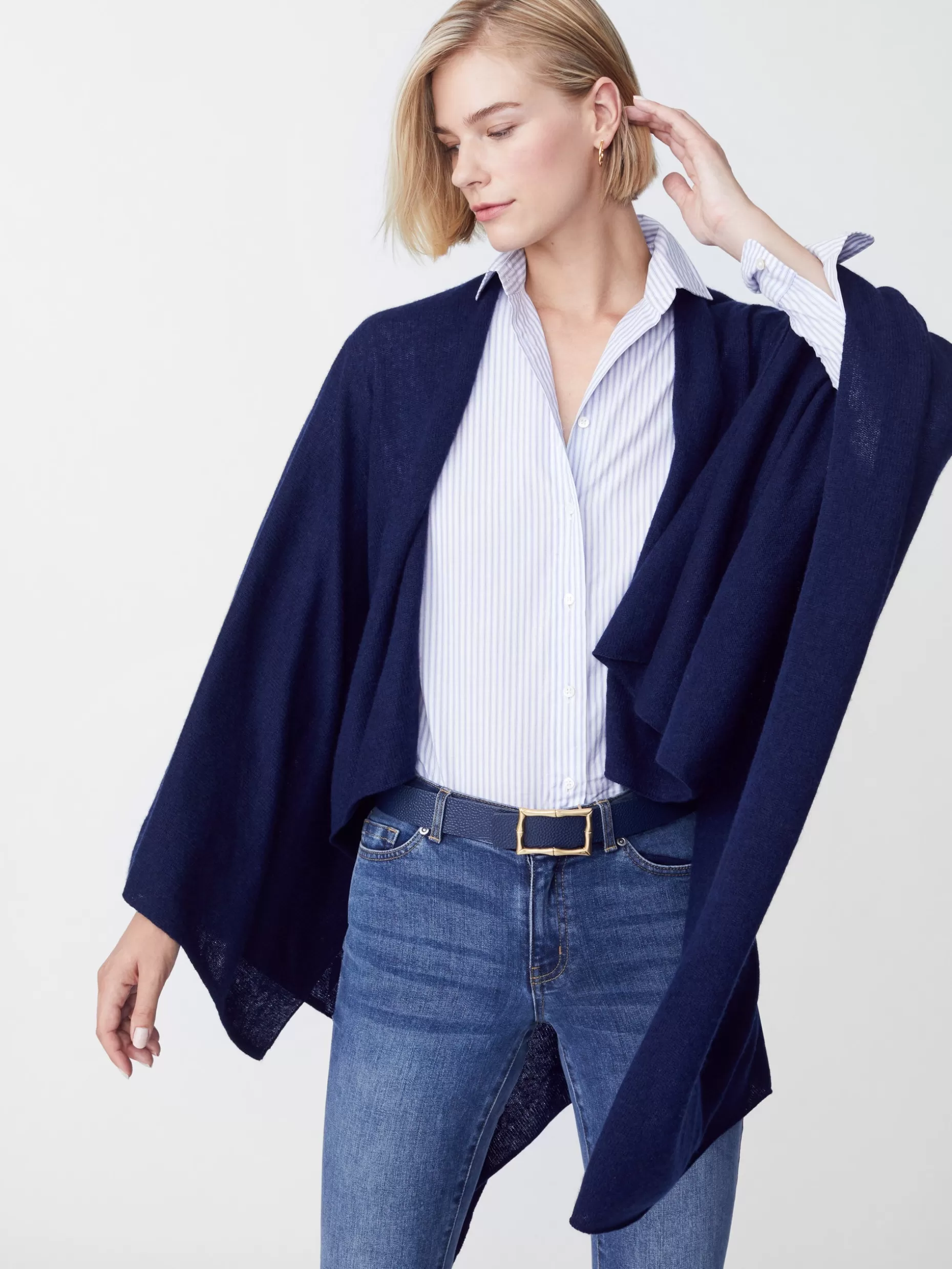 J. McLaughlin Rossi Cashmere Wrap-Women Jackets & Outerwear | Sweaters