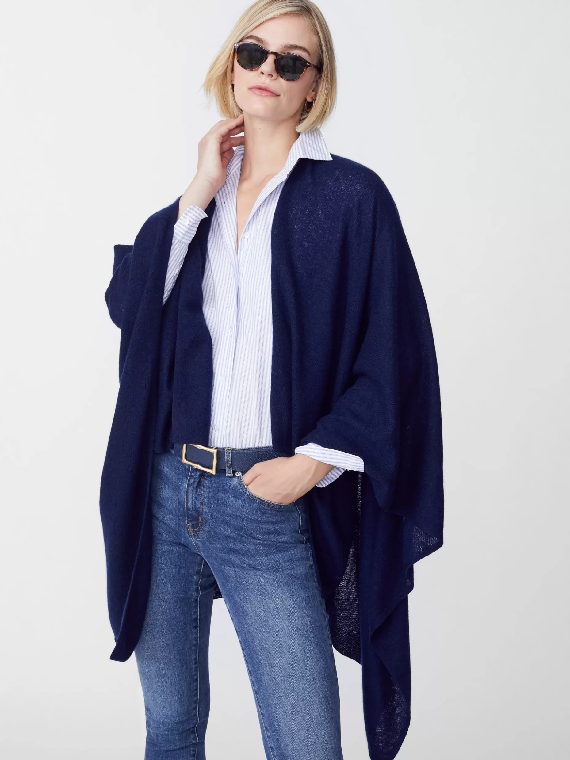 J. McLaughlin Rossi Cashmere Wrap-Women Jackets & Outerwear | Sweaters