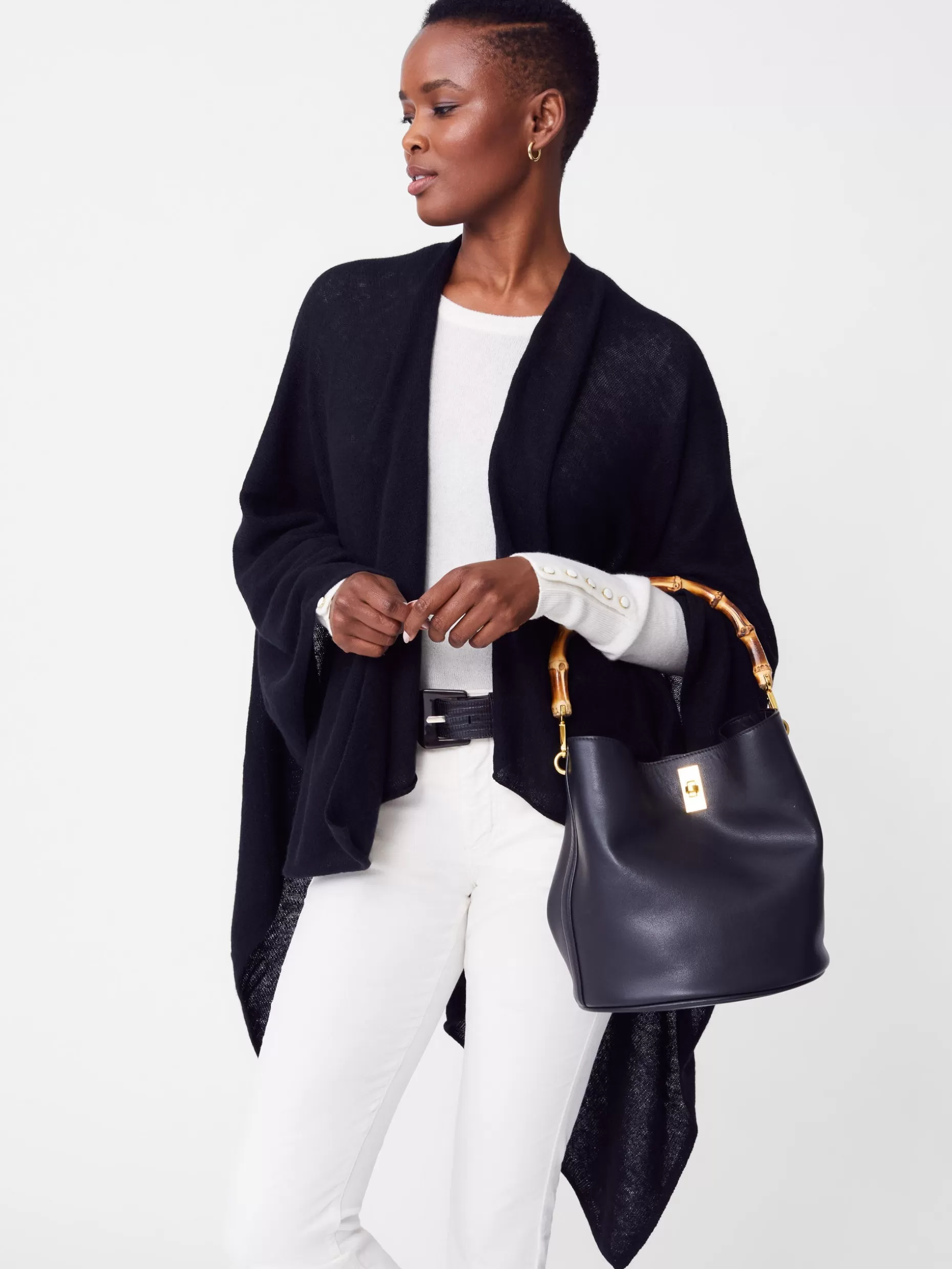 J. McLaughlin Rossi Cashmere Wrap-Women Jackets & Outerwear | Sweaters